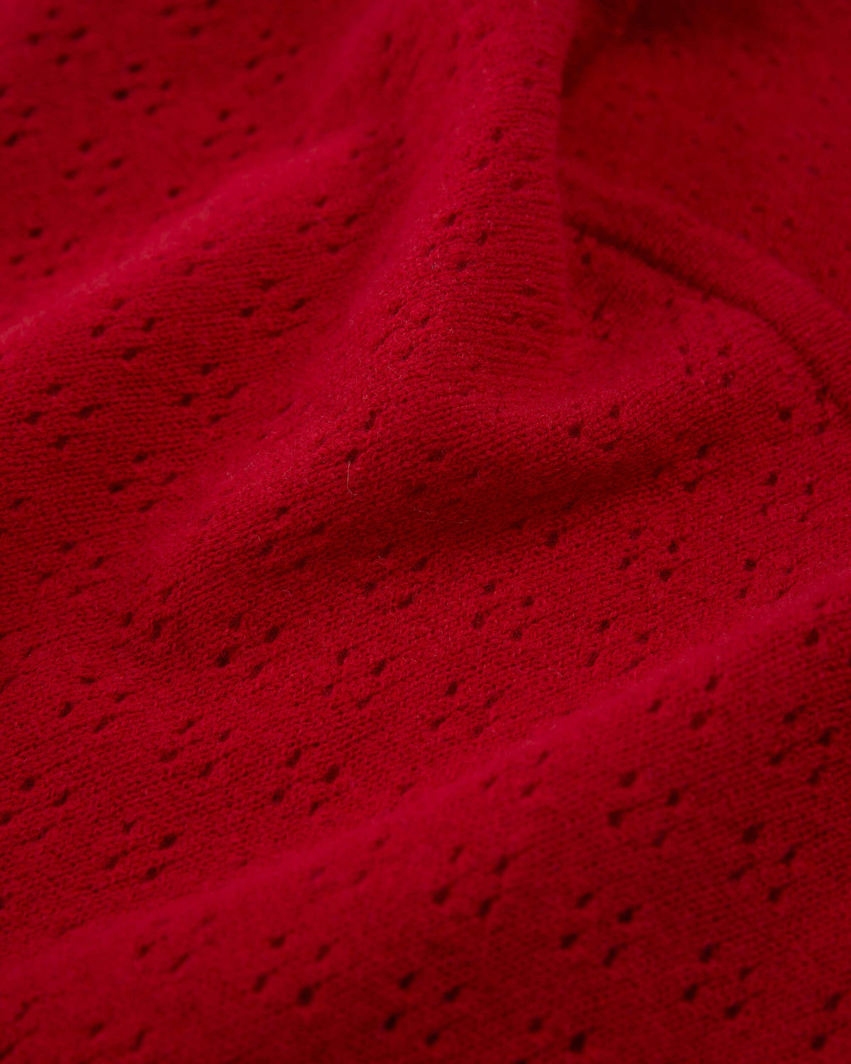 Pointelle T-Shirt bright red