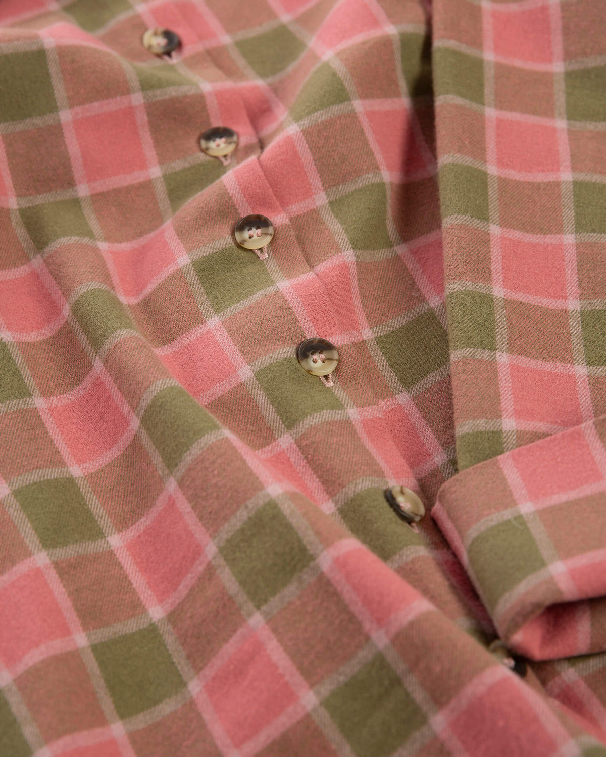 Wide Flannel Shirt coast check