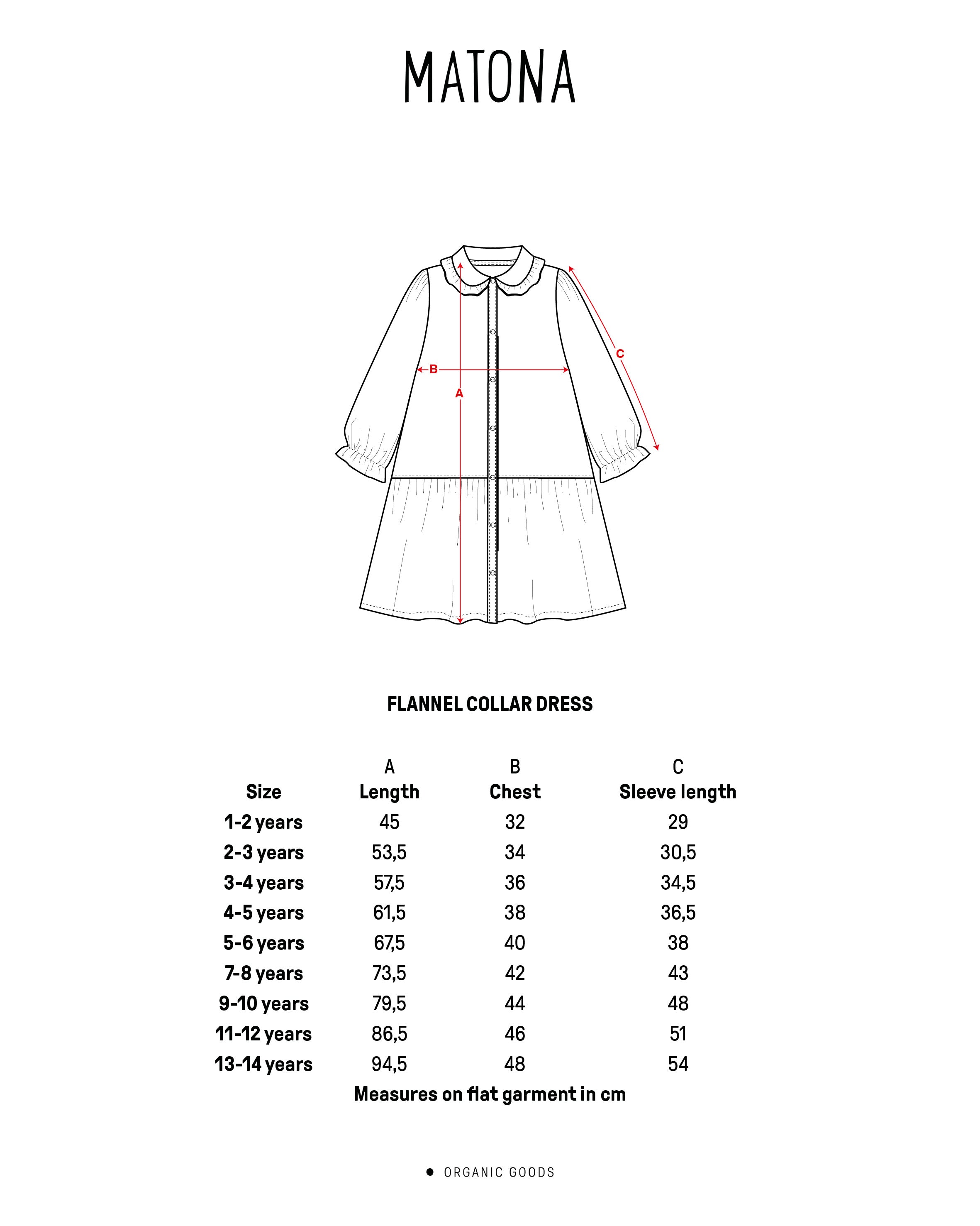 Flannel Collar Dress plaid check