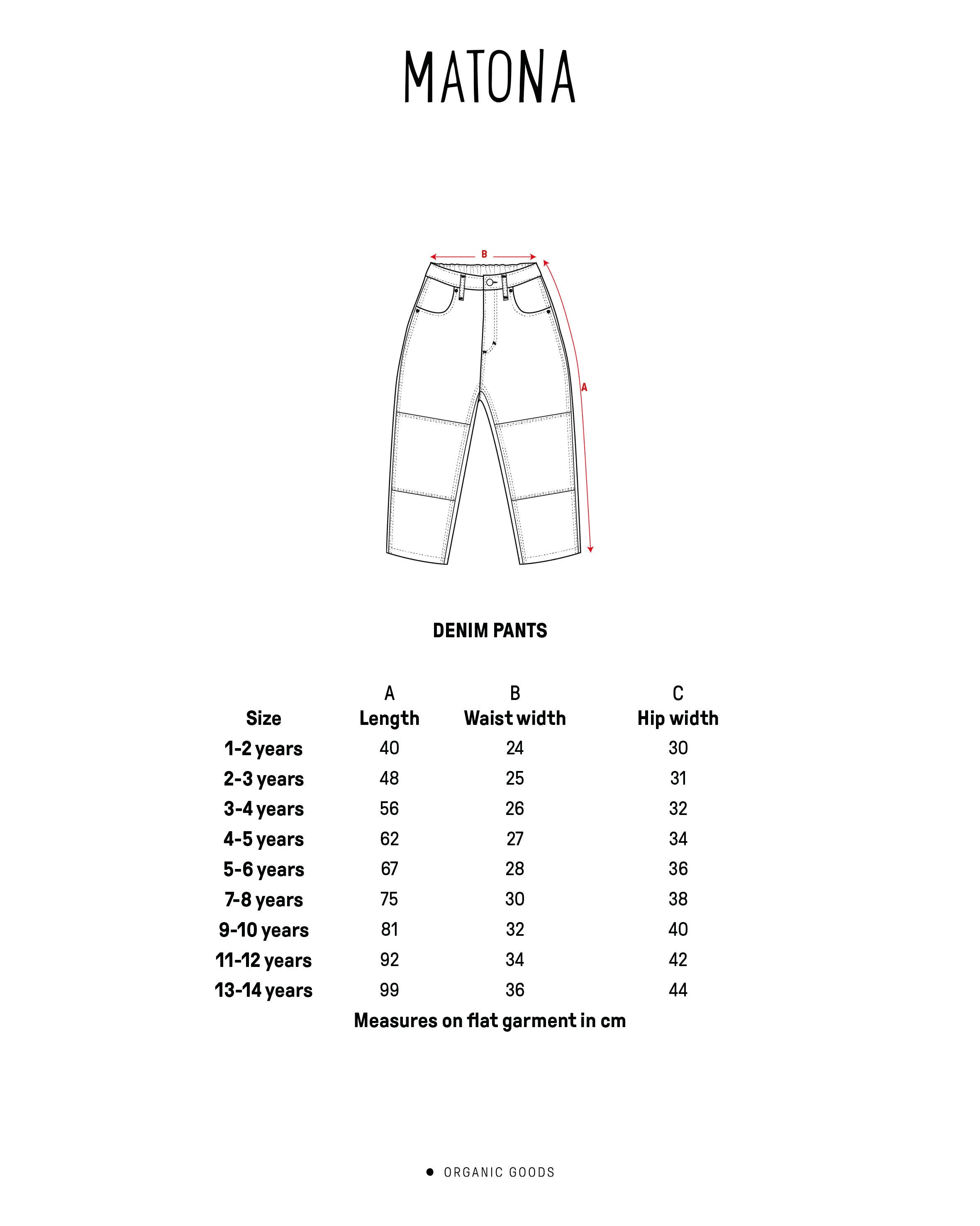 Denim Pants classic blue