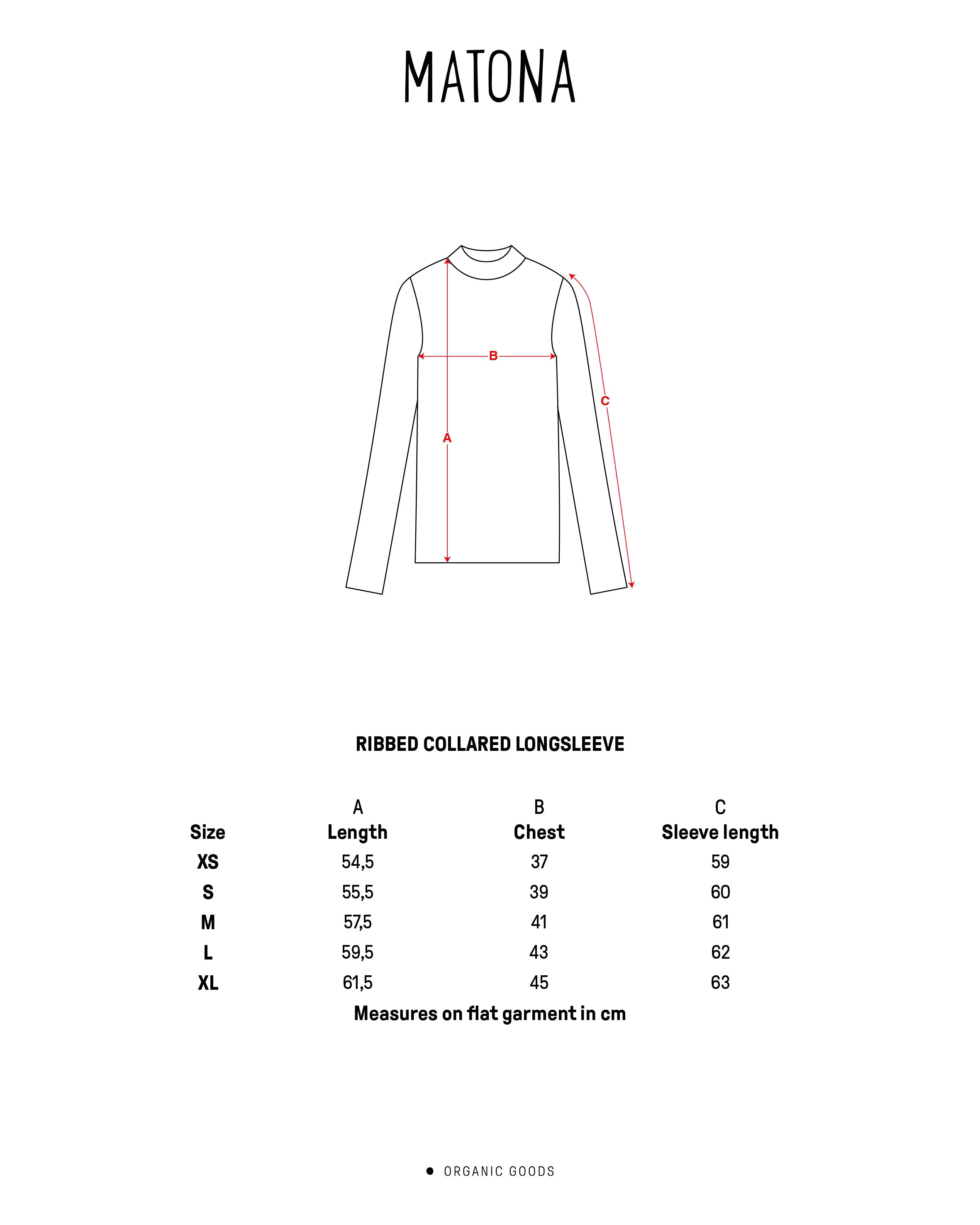 Ribbed Collared Longsleeve onyx