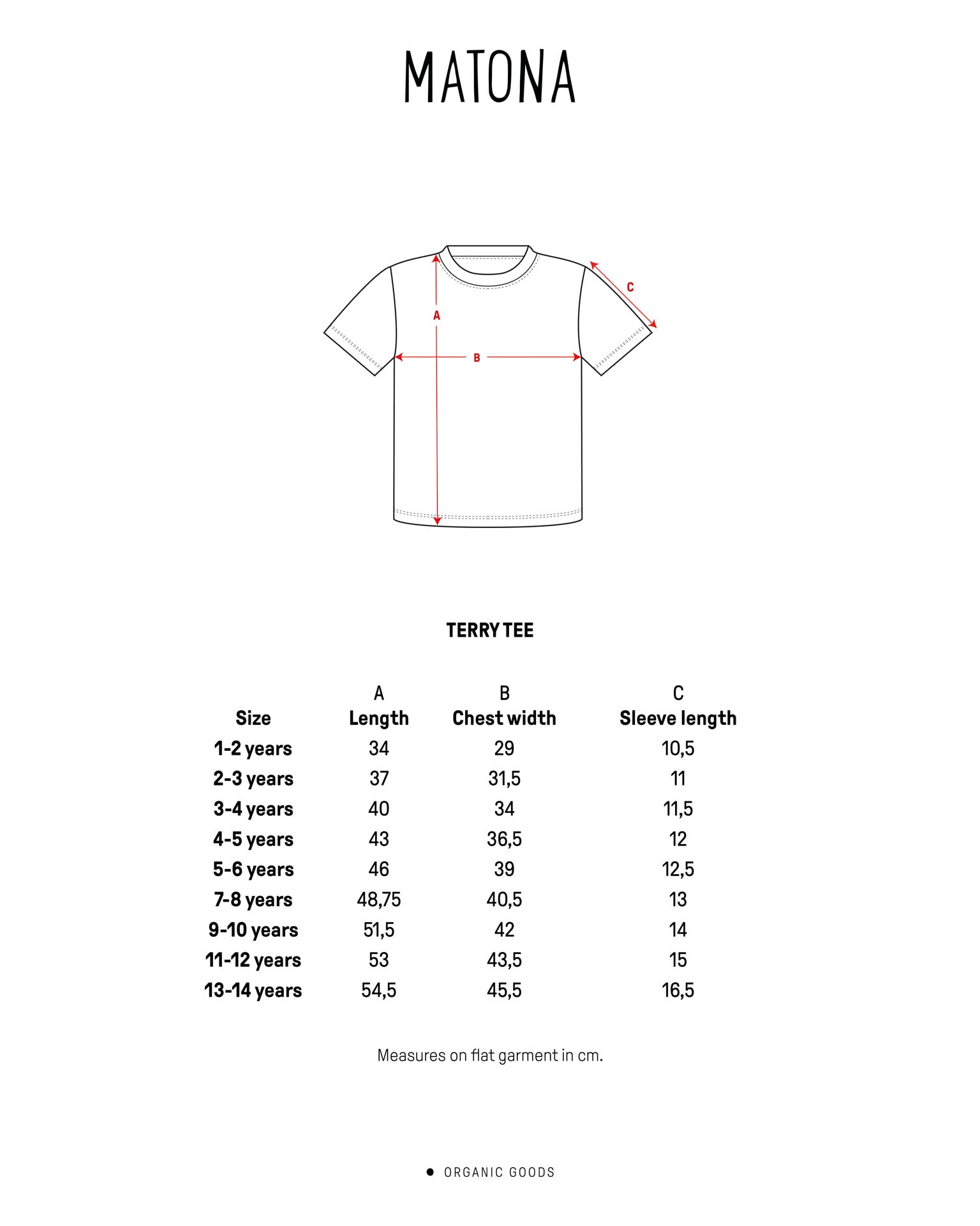 Terry Tee cedarwood