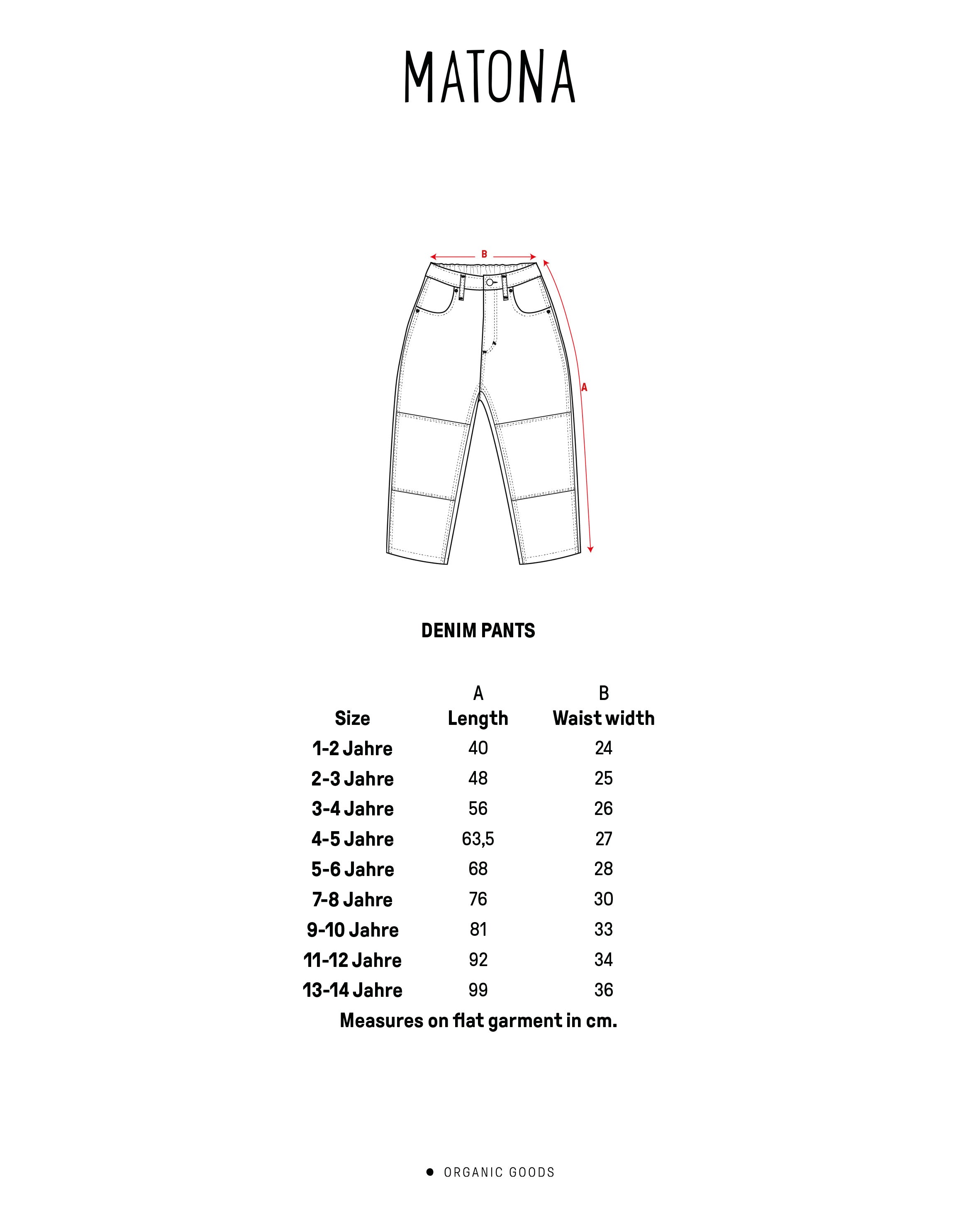 Denim Pants mid blue