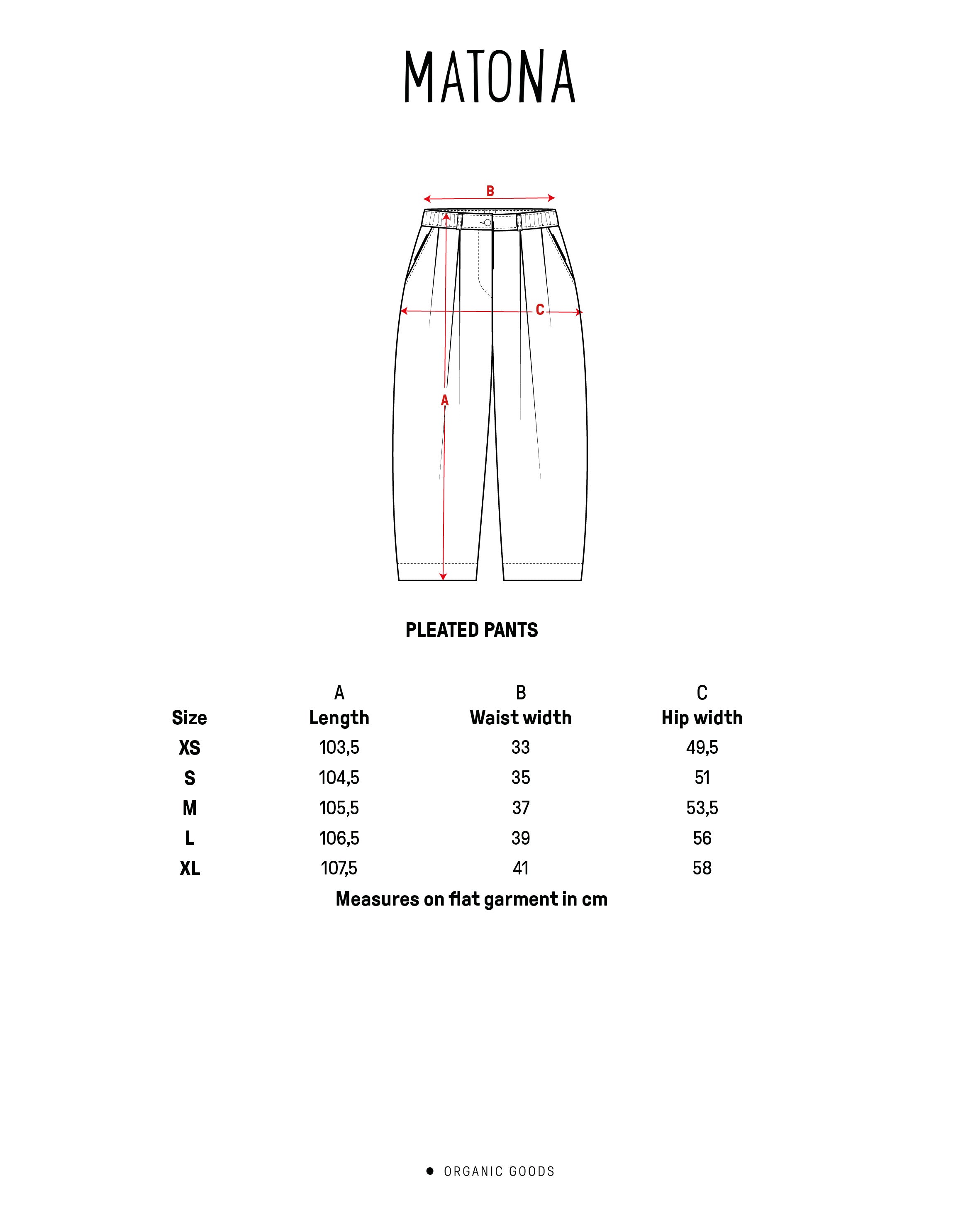 Pleated Pants navy