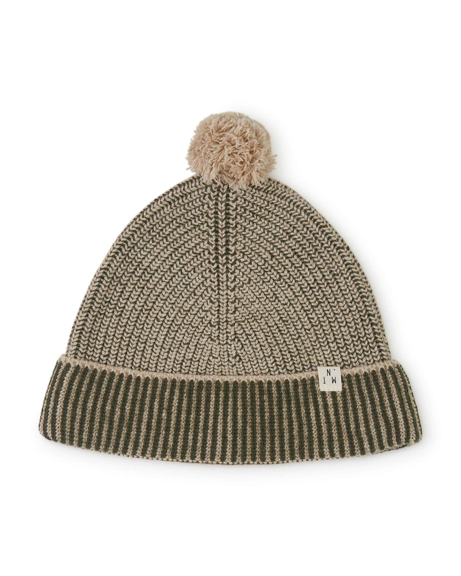 Pom Pom Beanie loden green