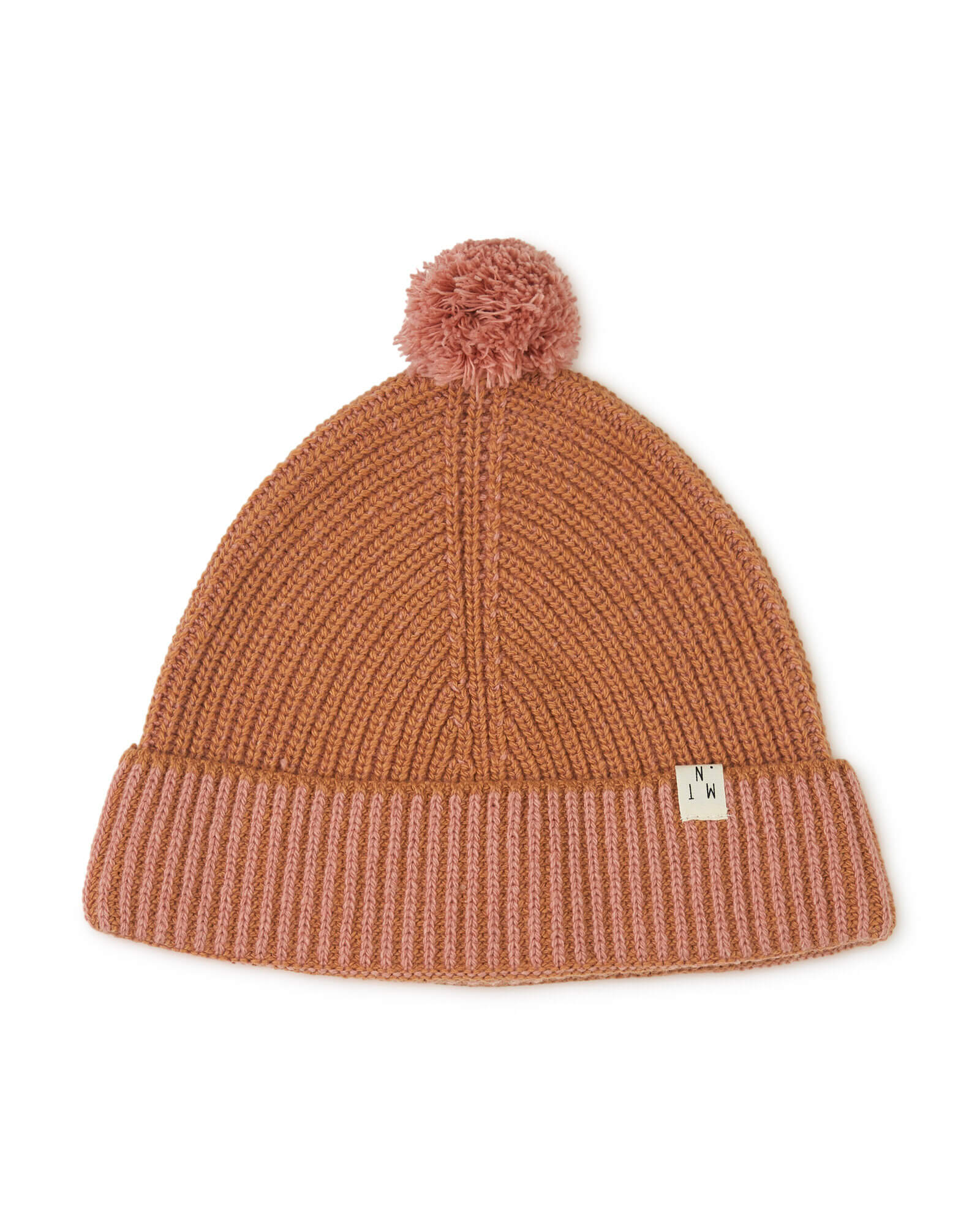 Pom Pom Beanie ochre