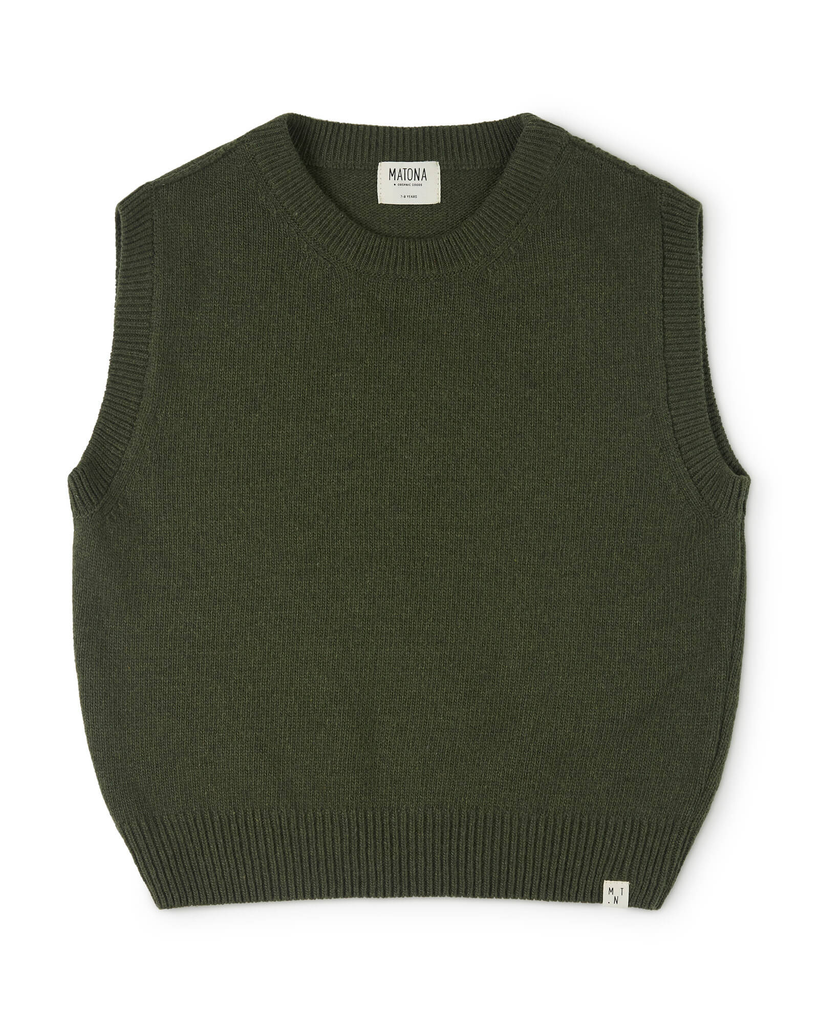 Knit Vest loden green