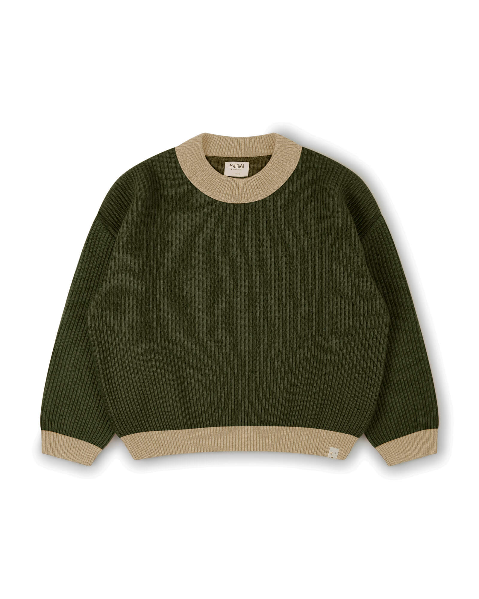 Mock Neck Sweater loden green