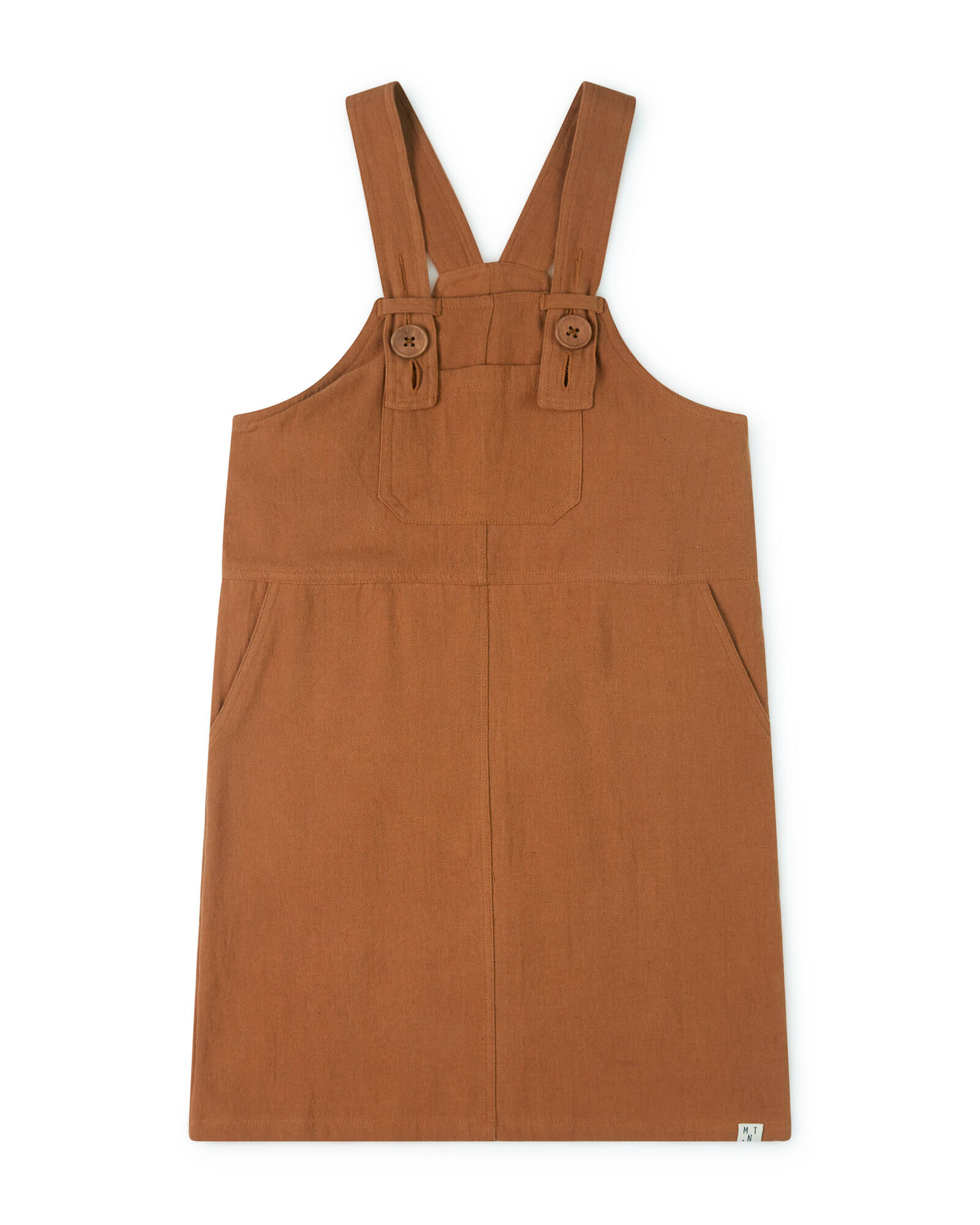 Retro Pinafore Dress biscuit