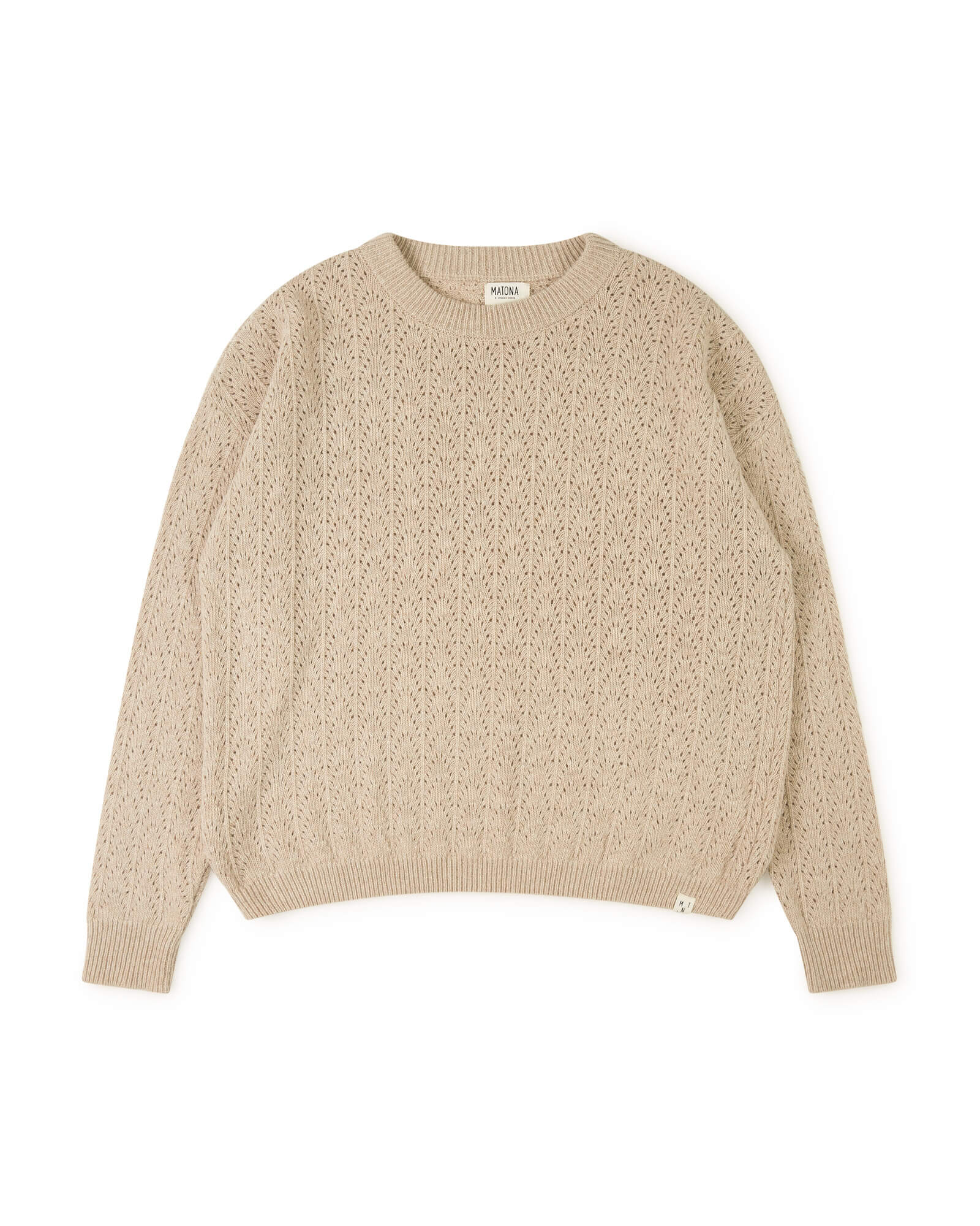 Pointelle Sweater limestone