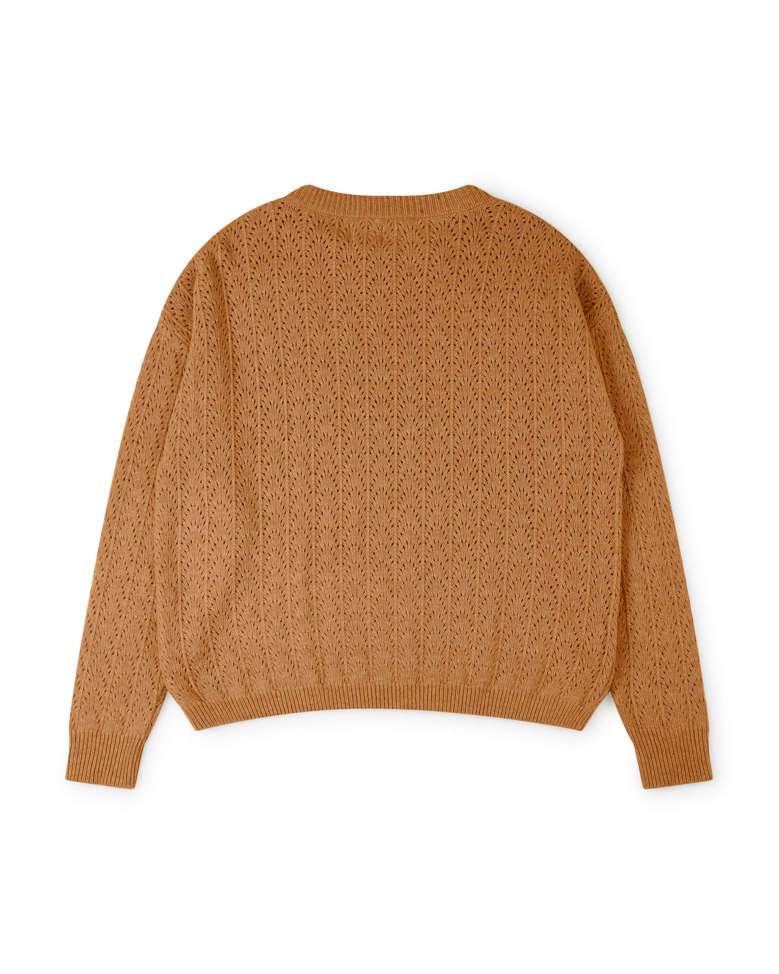 Pointelle Sweater ochre