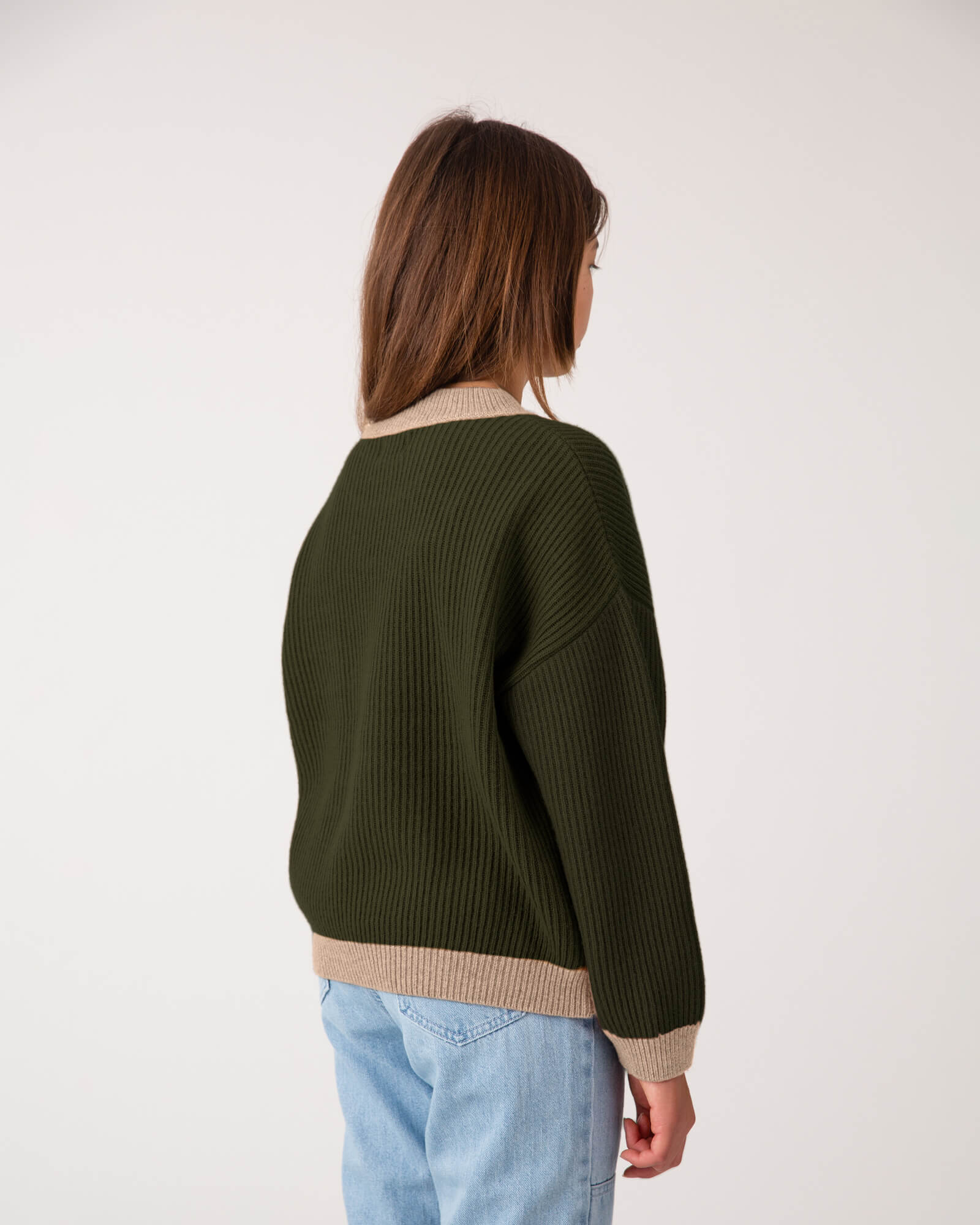 Mock Neck Sweater loden green