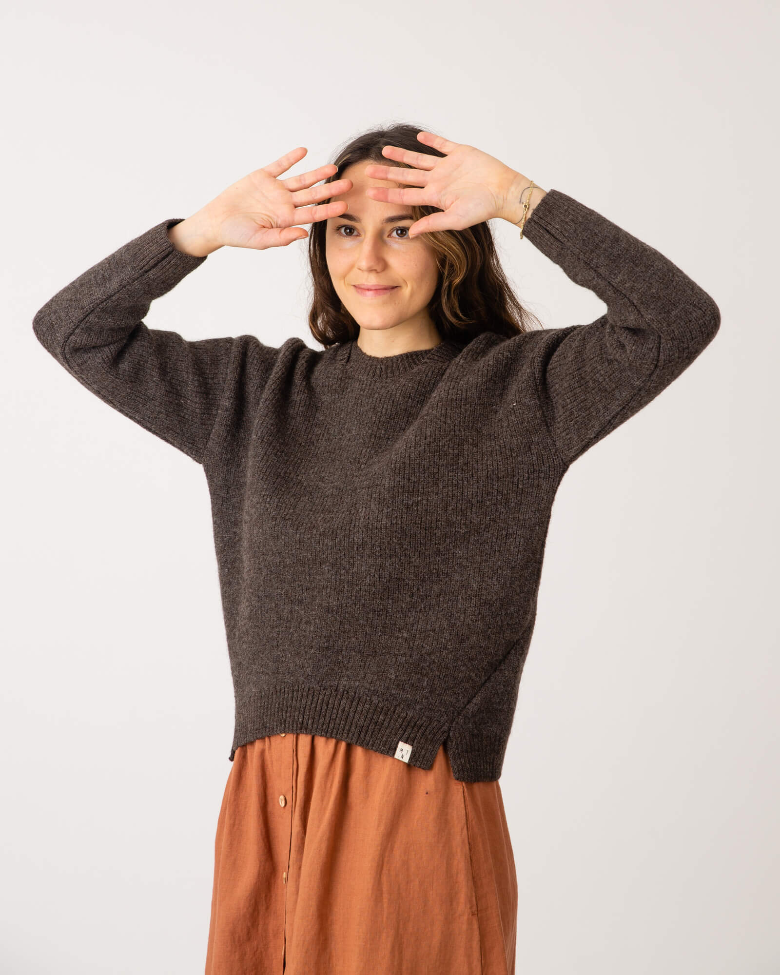 Undyed Sweater vulcano