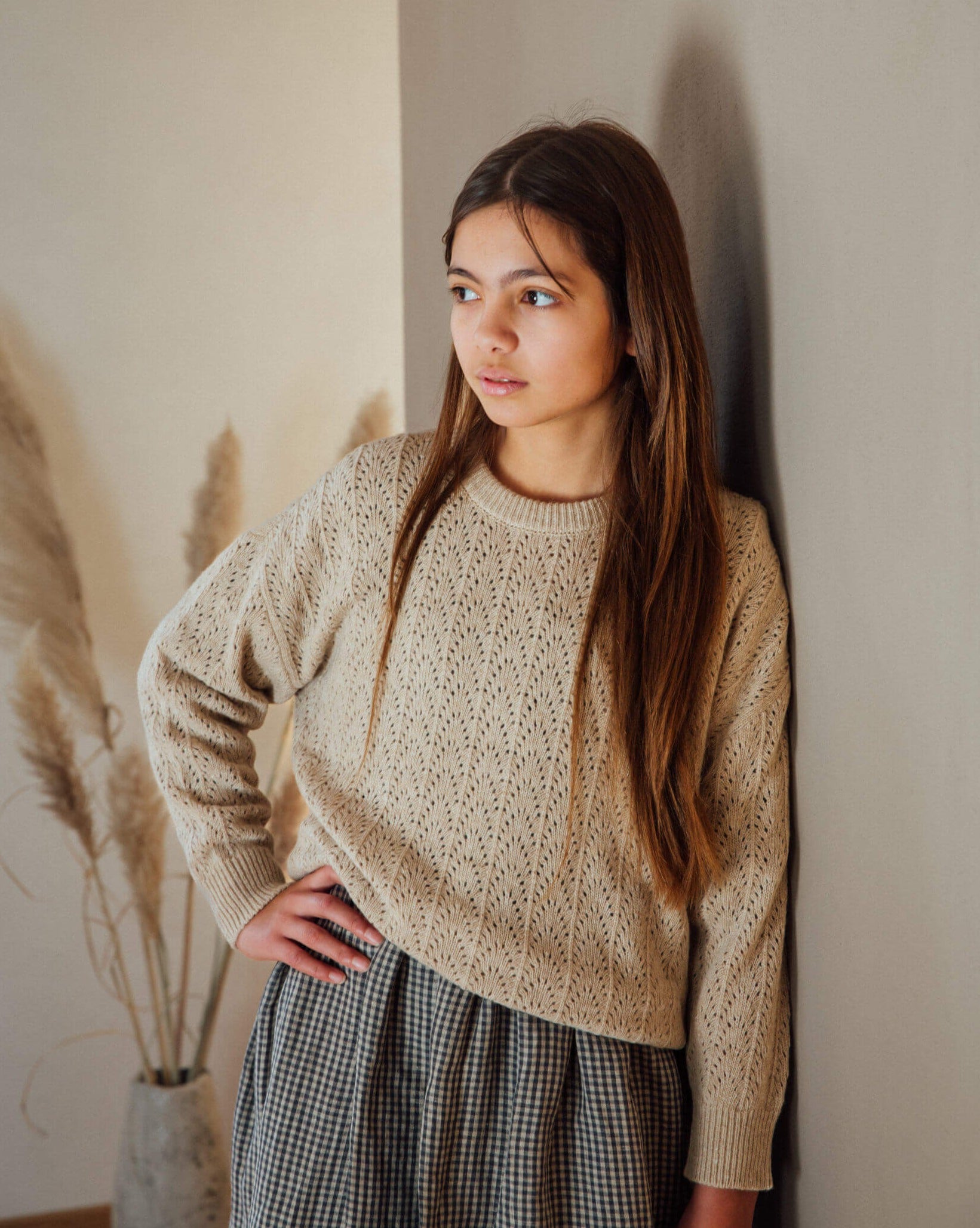 Lace Sweater limestone