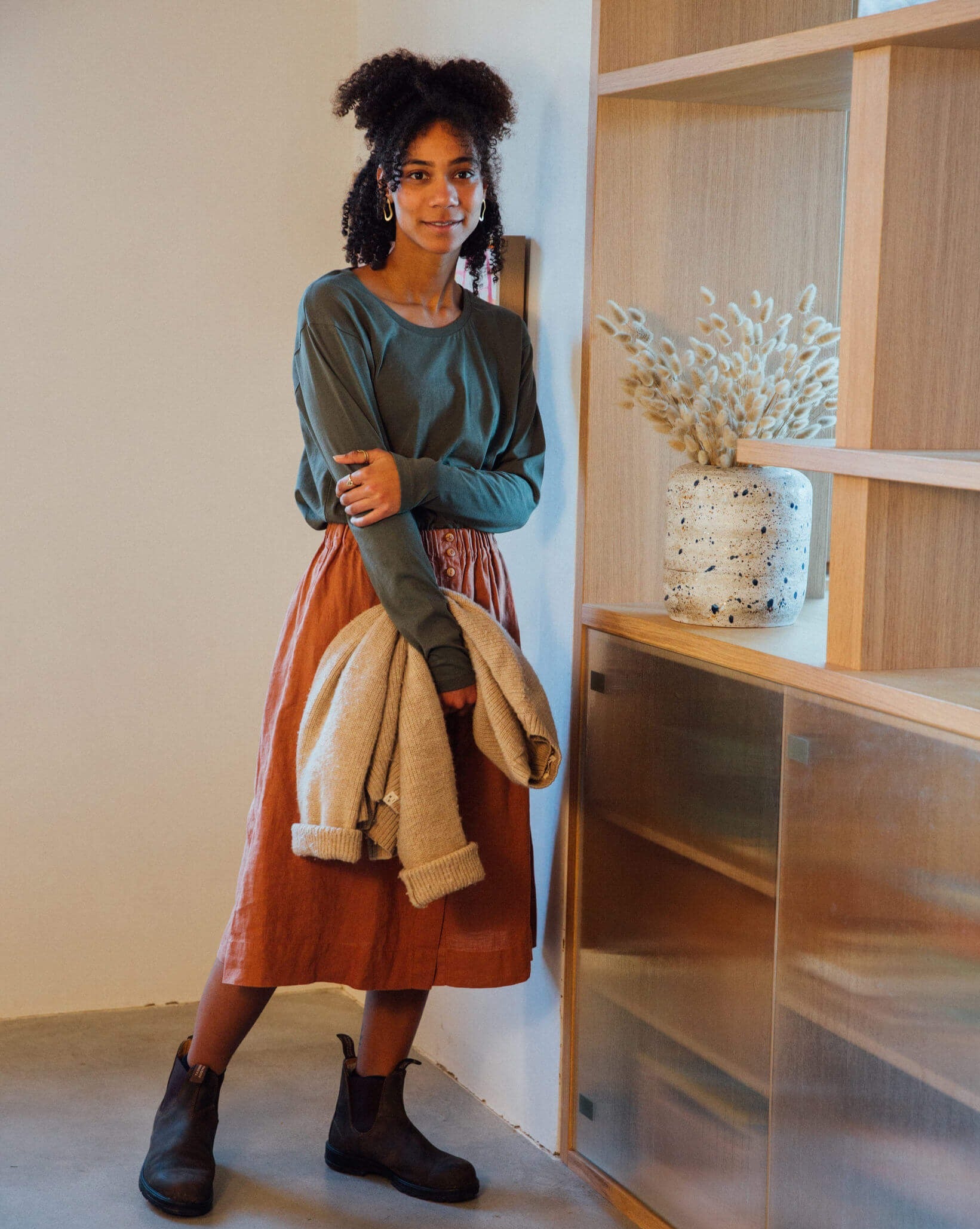Midi Skirt russet