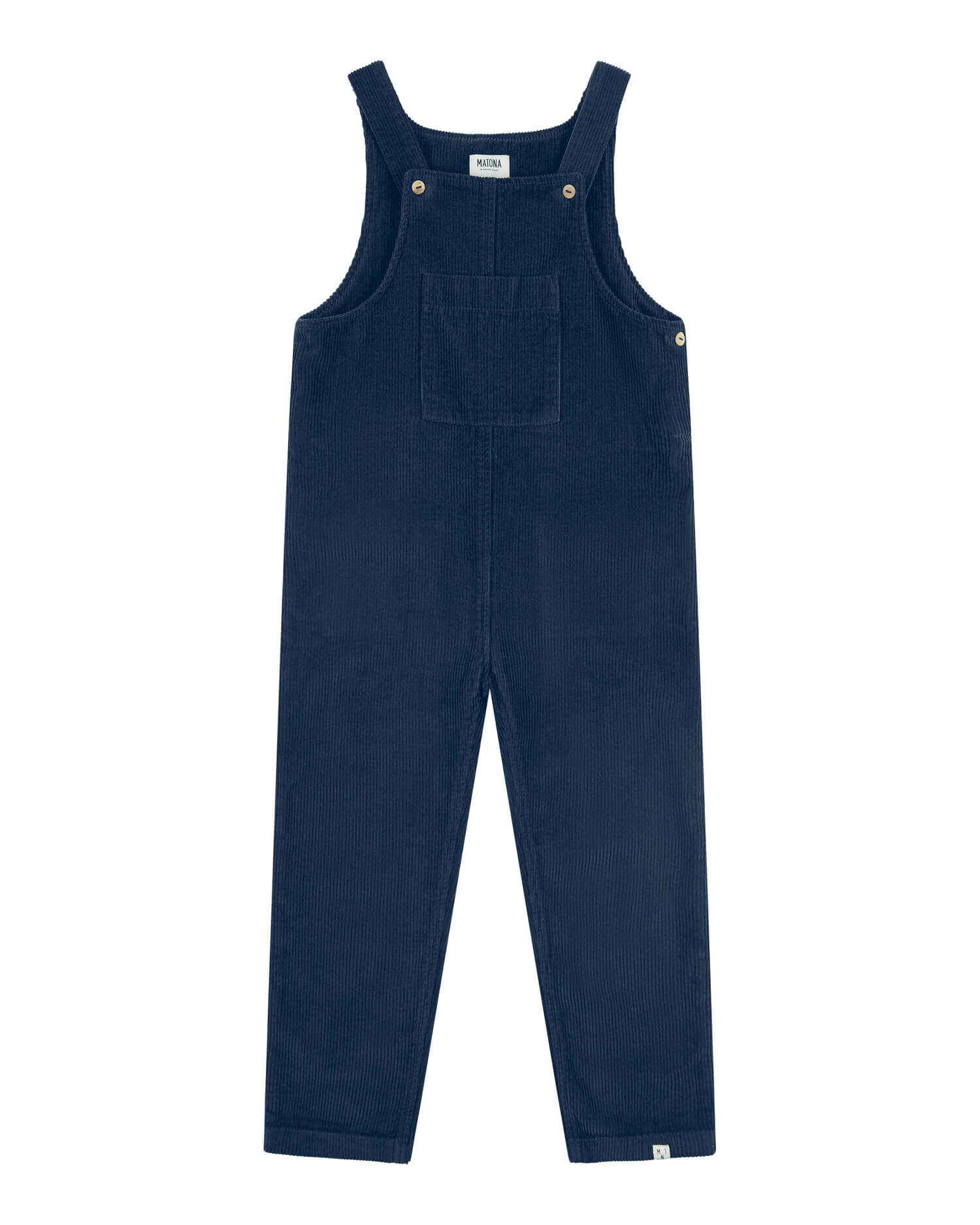 Corduroy Dungarees anchor blue