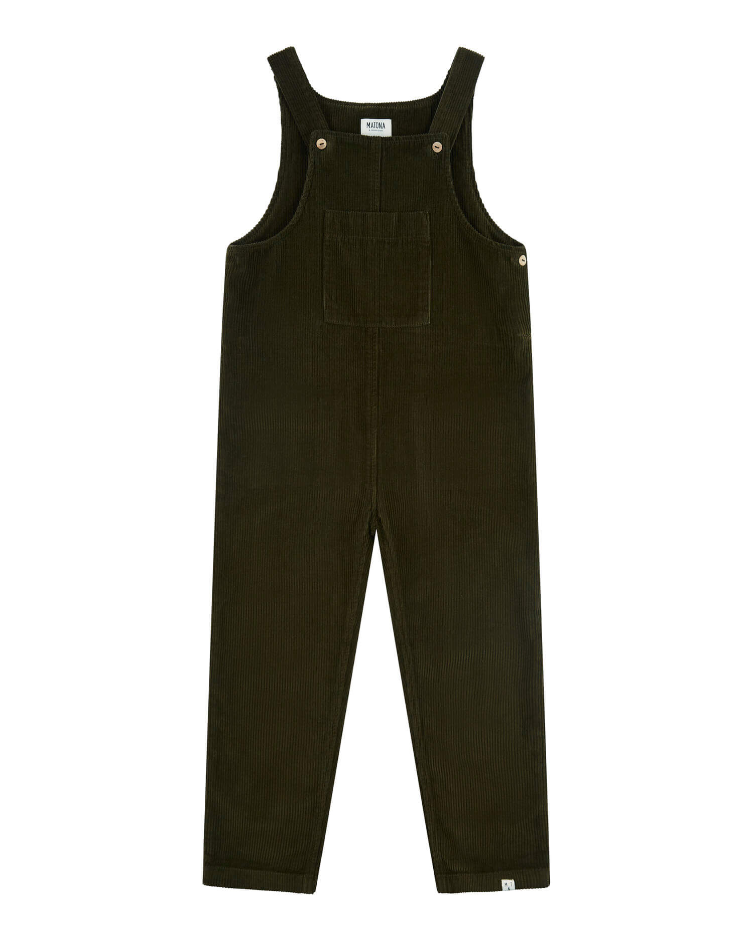 Corduroy Dungarees moss