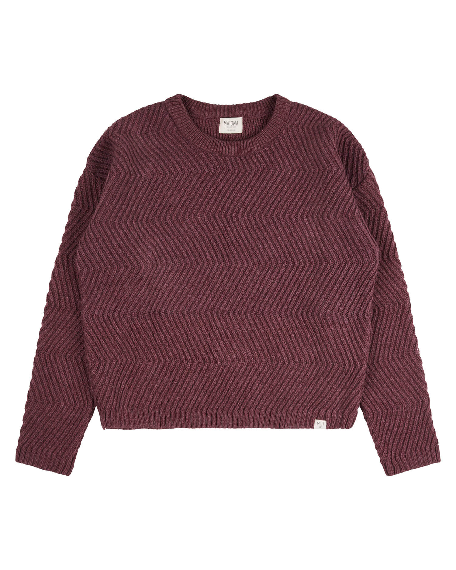 Round Neck Sweater berry