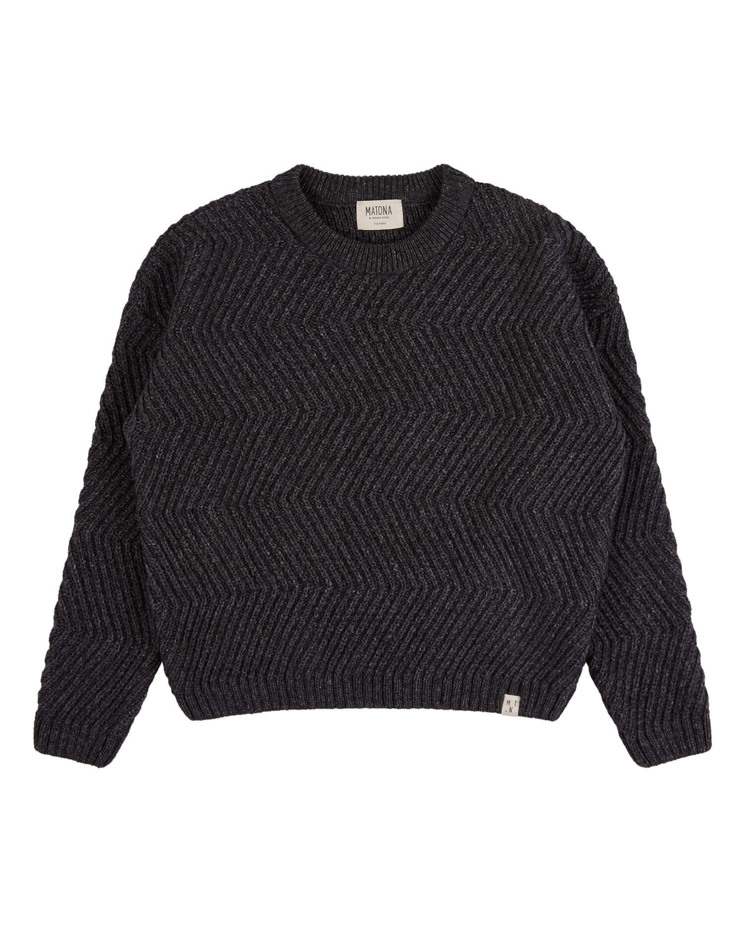 Round Neck Sweater graphite