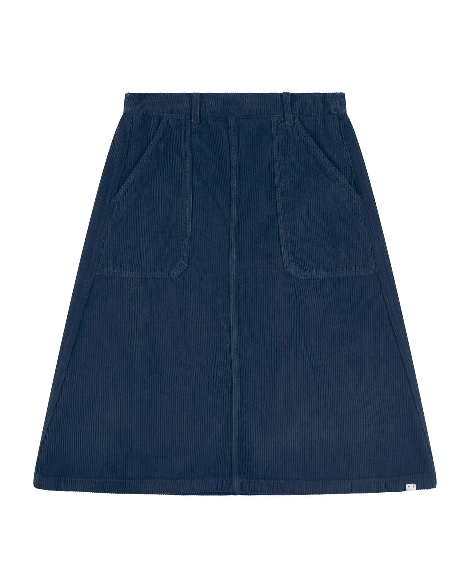 Flared Corduroy Skirt anchor blue
