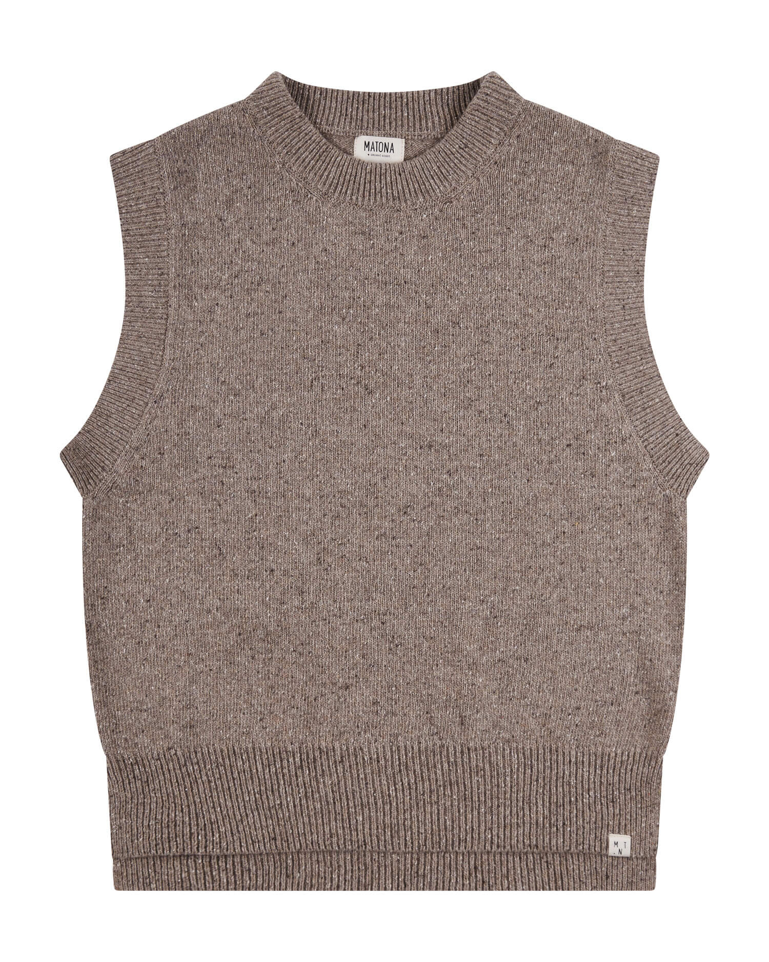 Knit Pullunder pebble