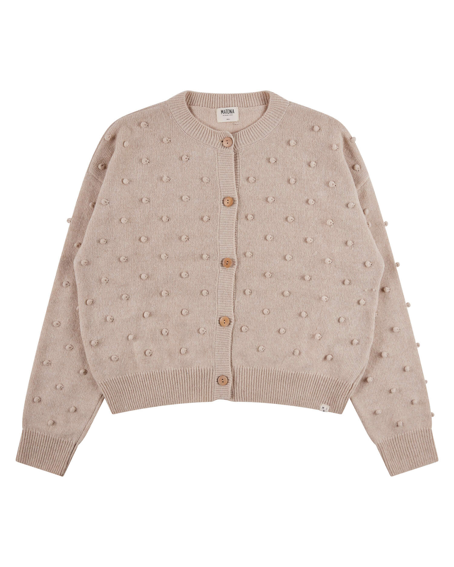 Popcorn Cardigan sahara
