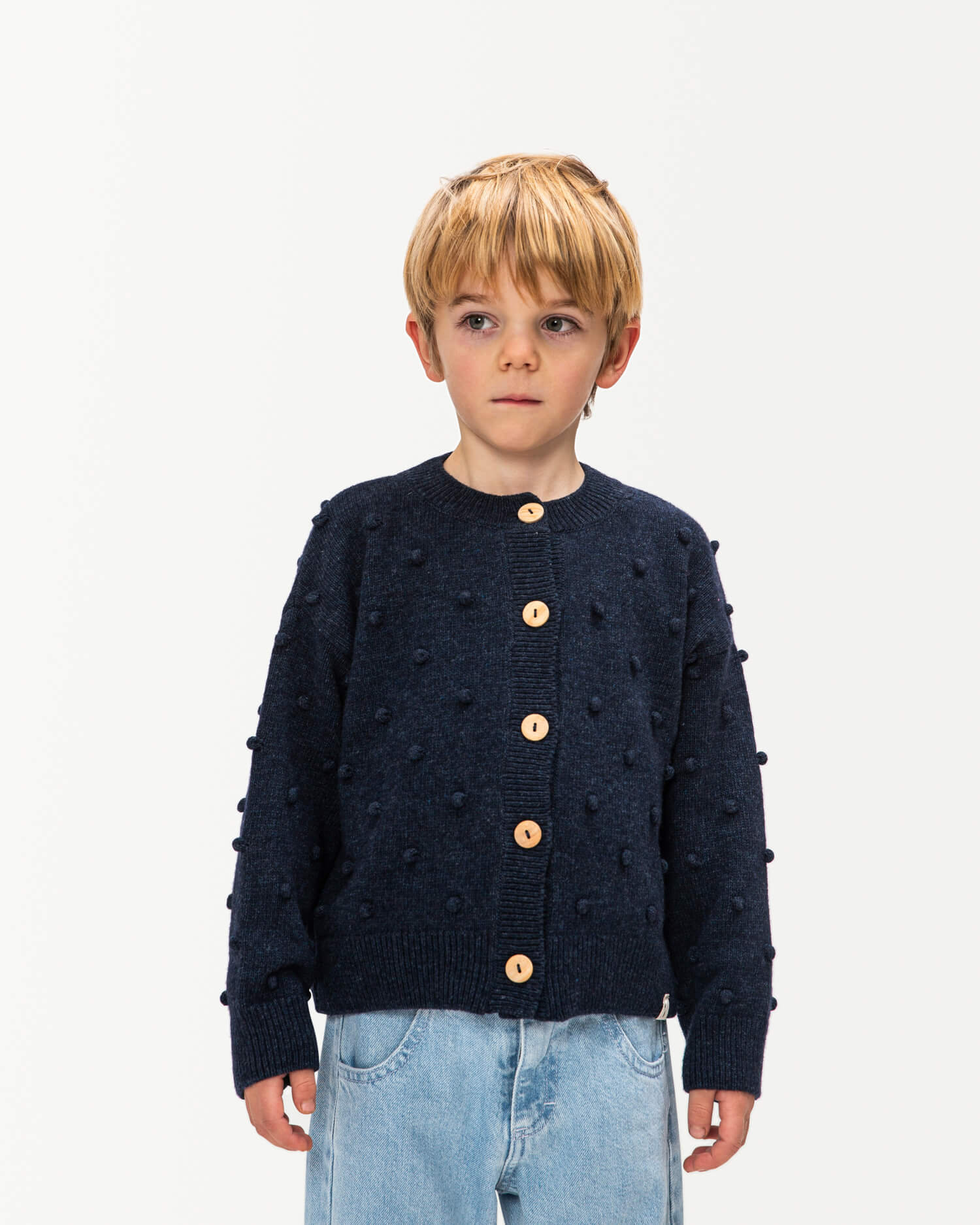 Bubble Cardigan navy