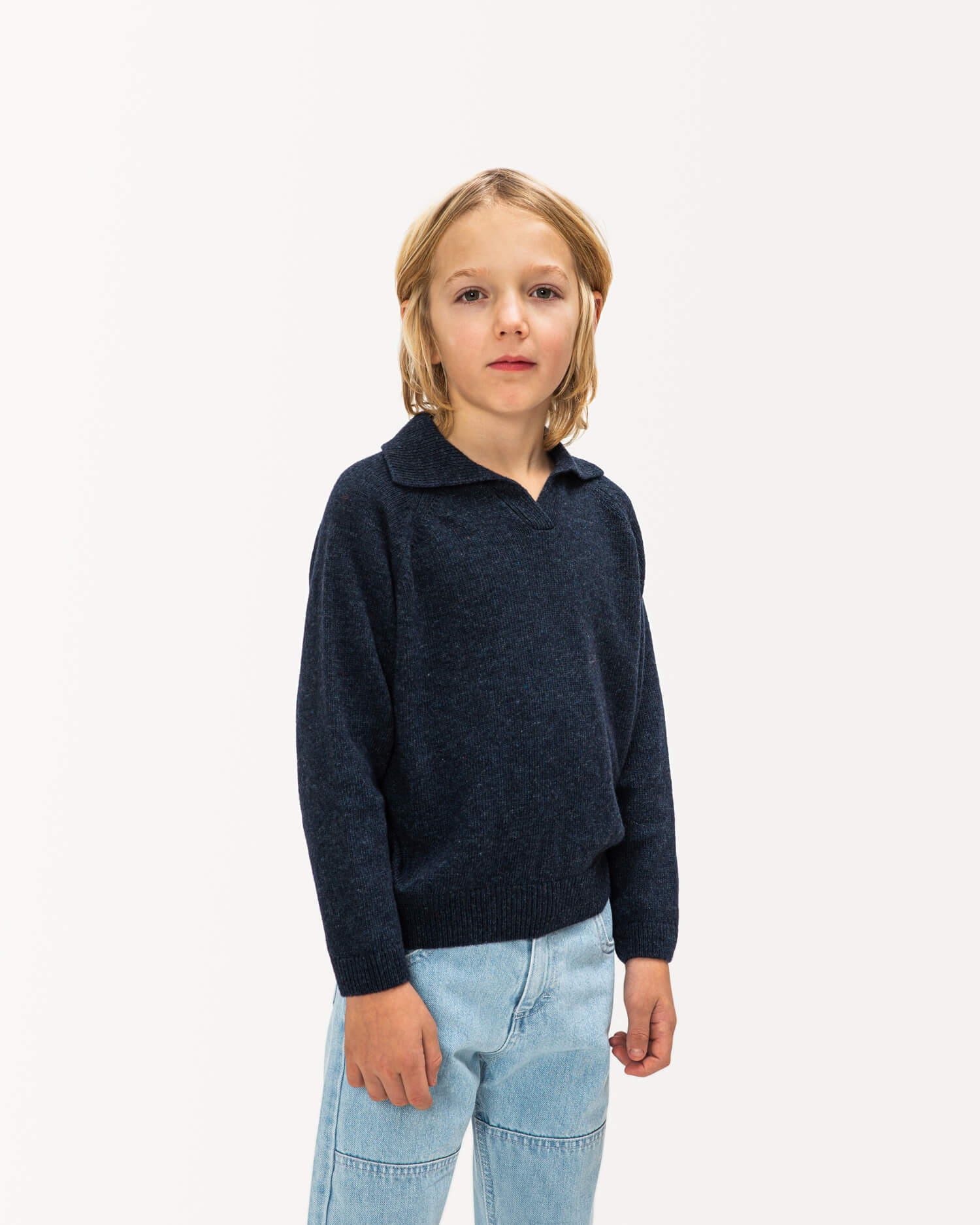 Collared Jumper navy