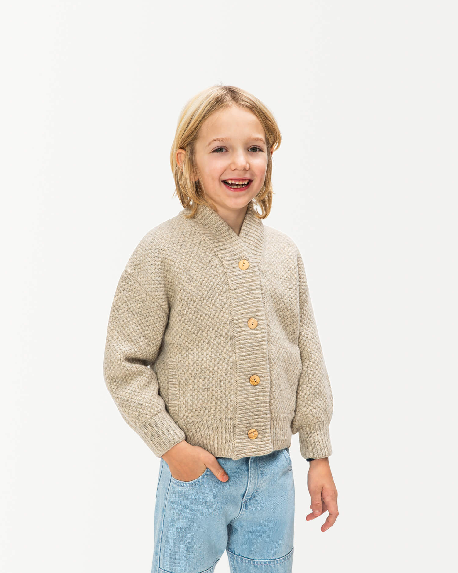 Wool Bomber Jacket alabaster