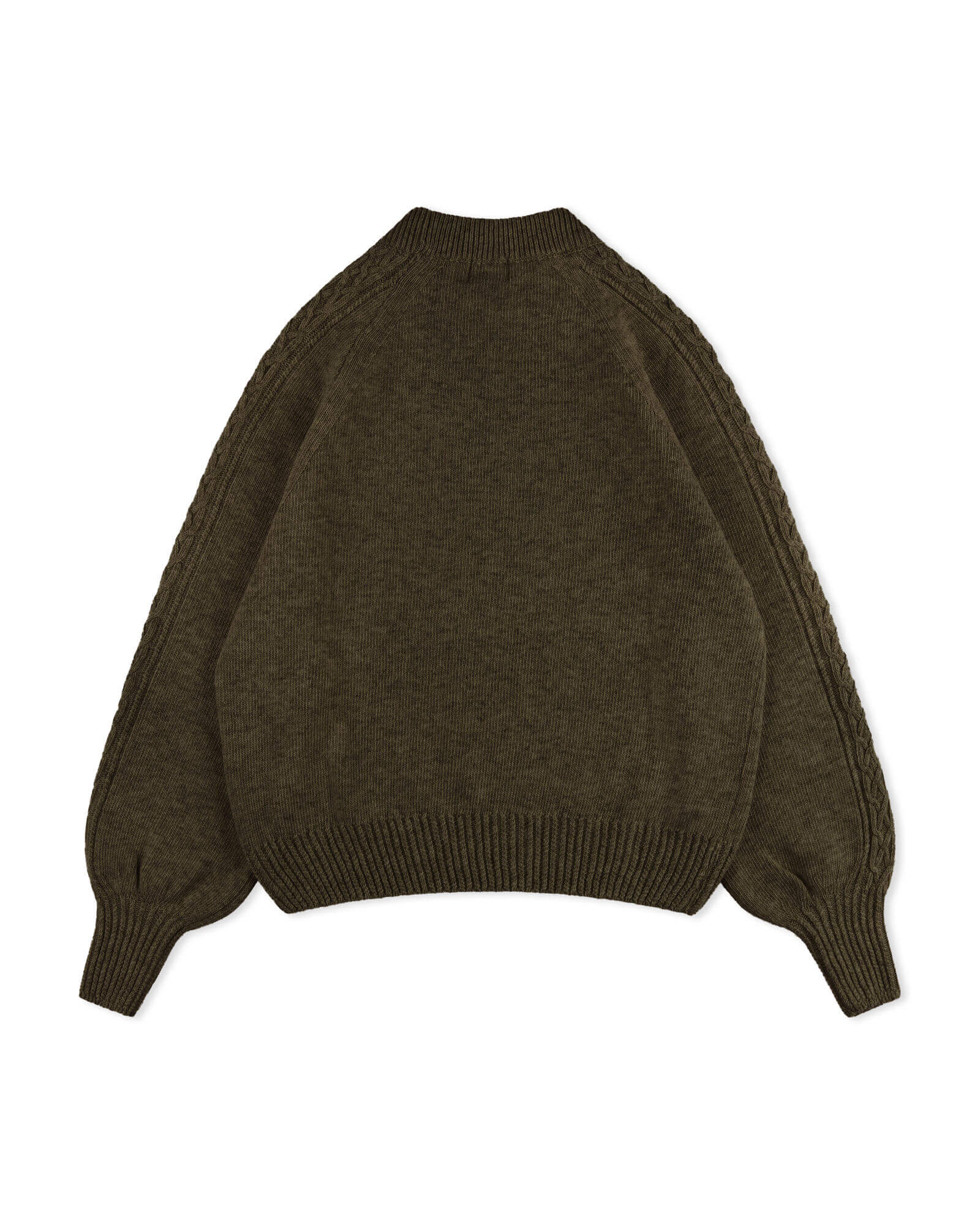 Cable Knit Sweater olive