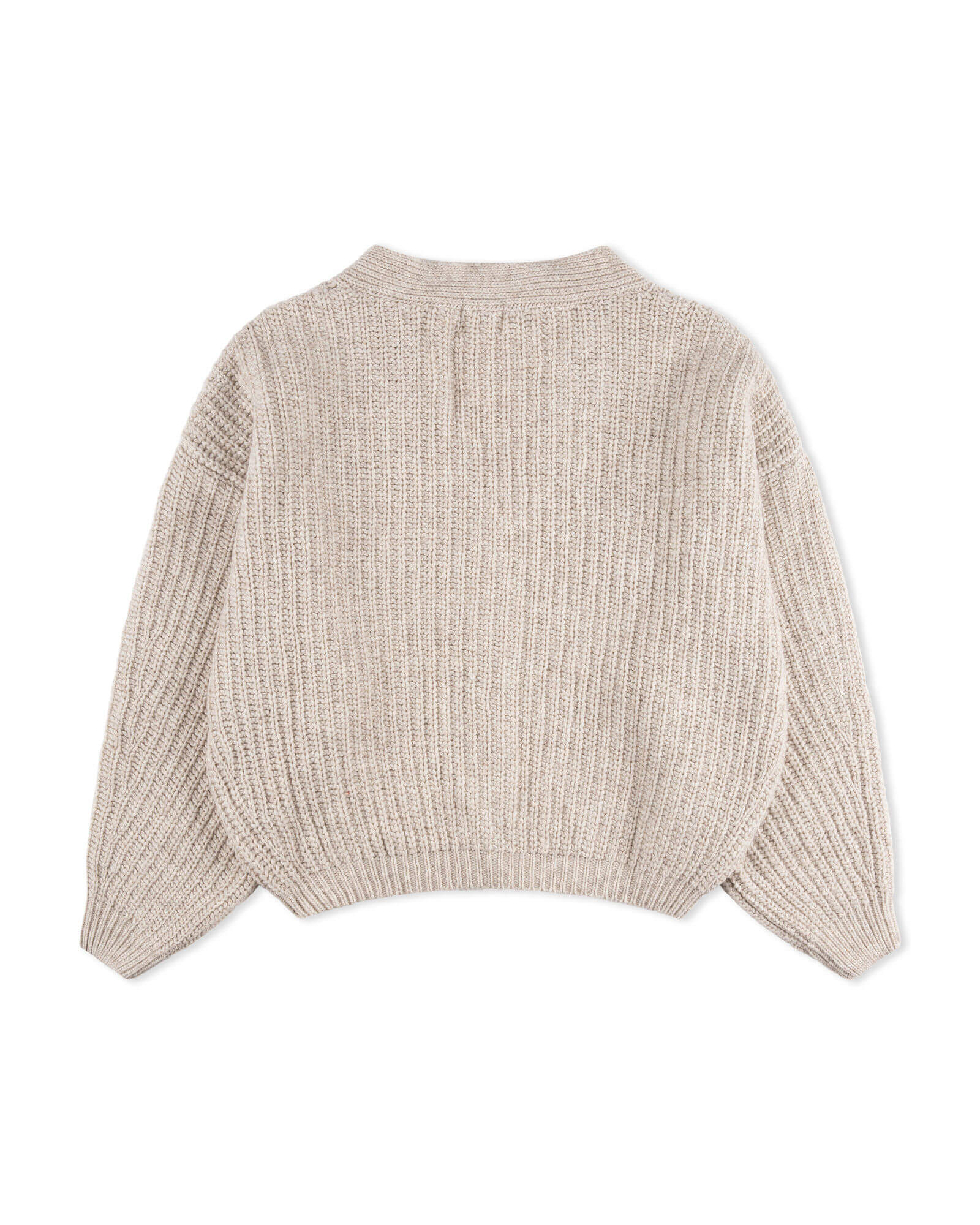 Organic Knit Cardigan salt