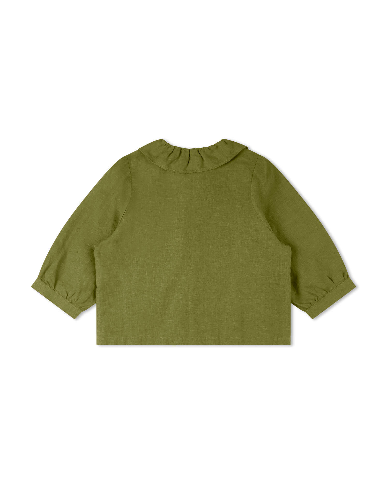 Ruffled Collar Blouse cardamom