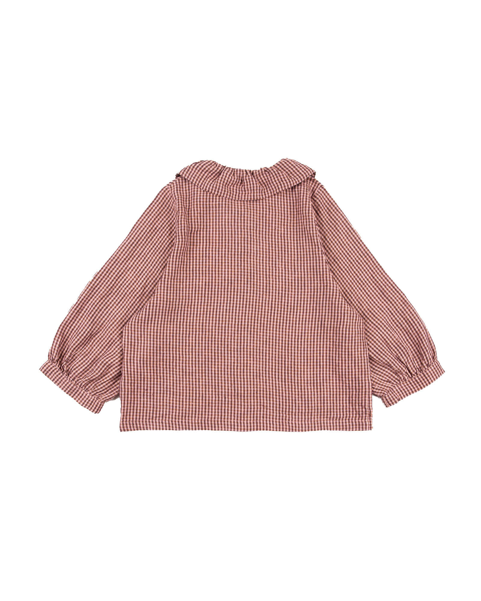Ruffled Collar Blouse heather