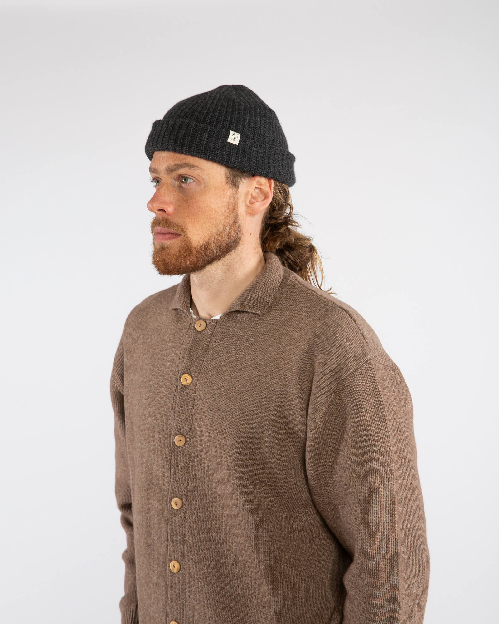 Fisherman Beanie charcoal
