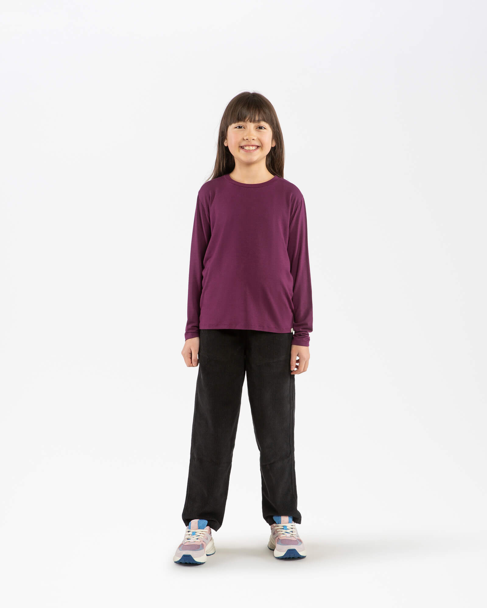 Modal Longsleeve aubergine