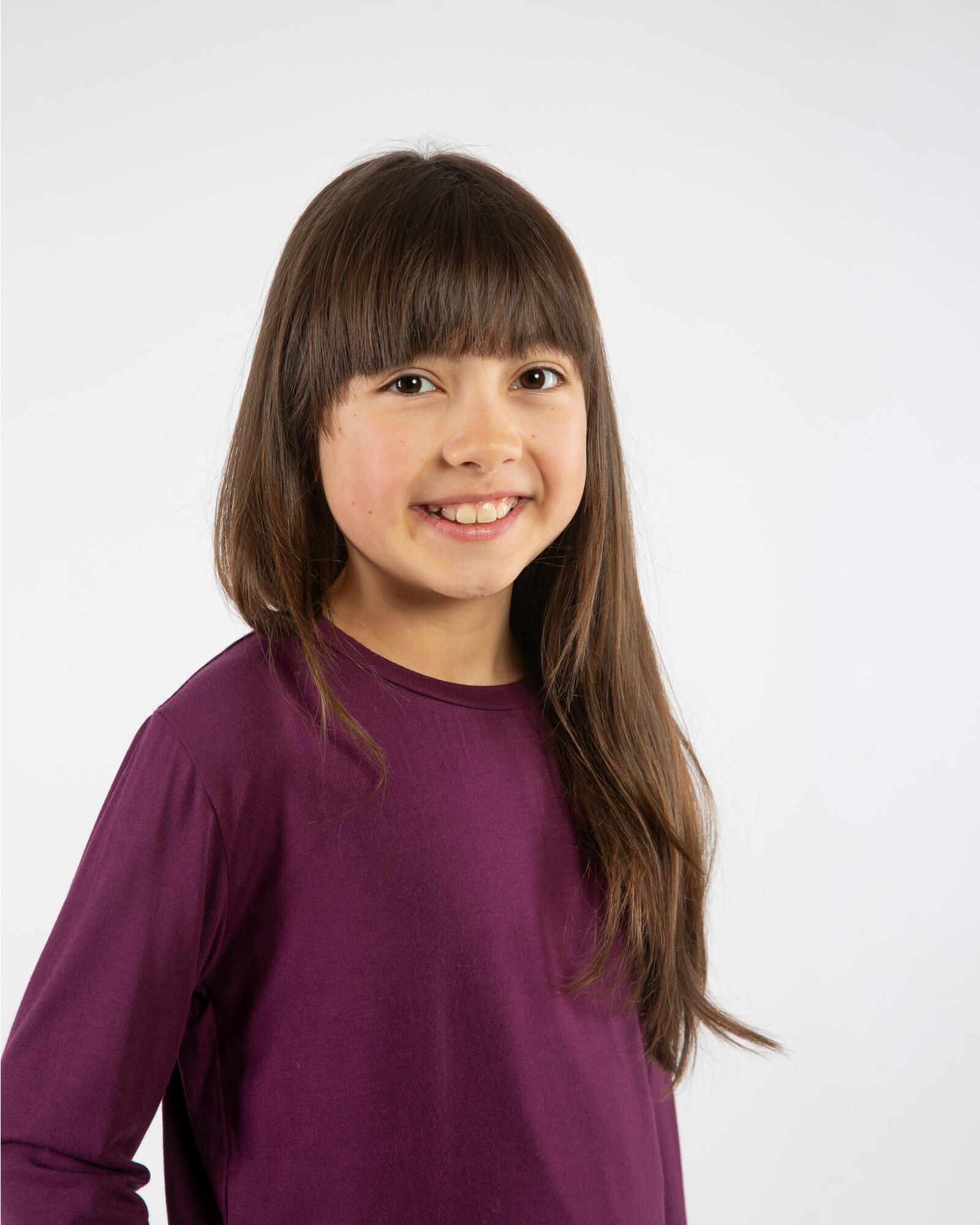 Modal Longsleeve aubergine