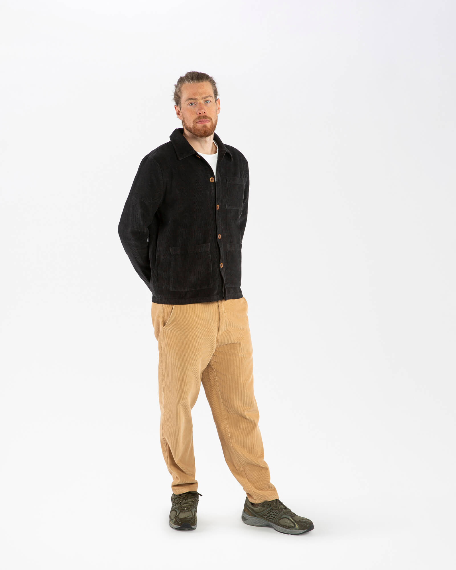 Corduroy Workwear Jacket black