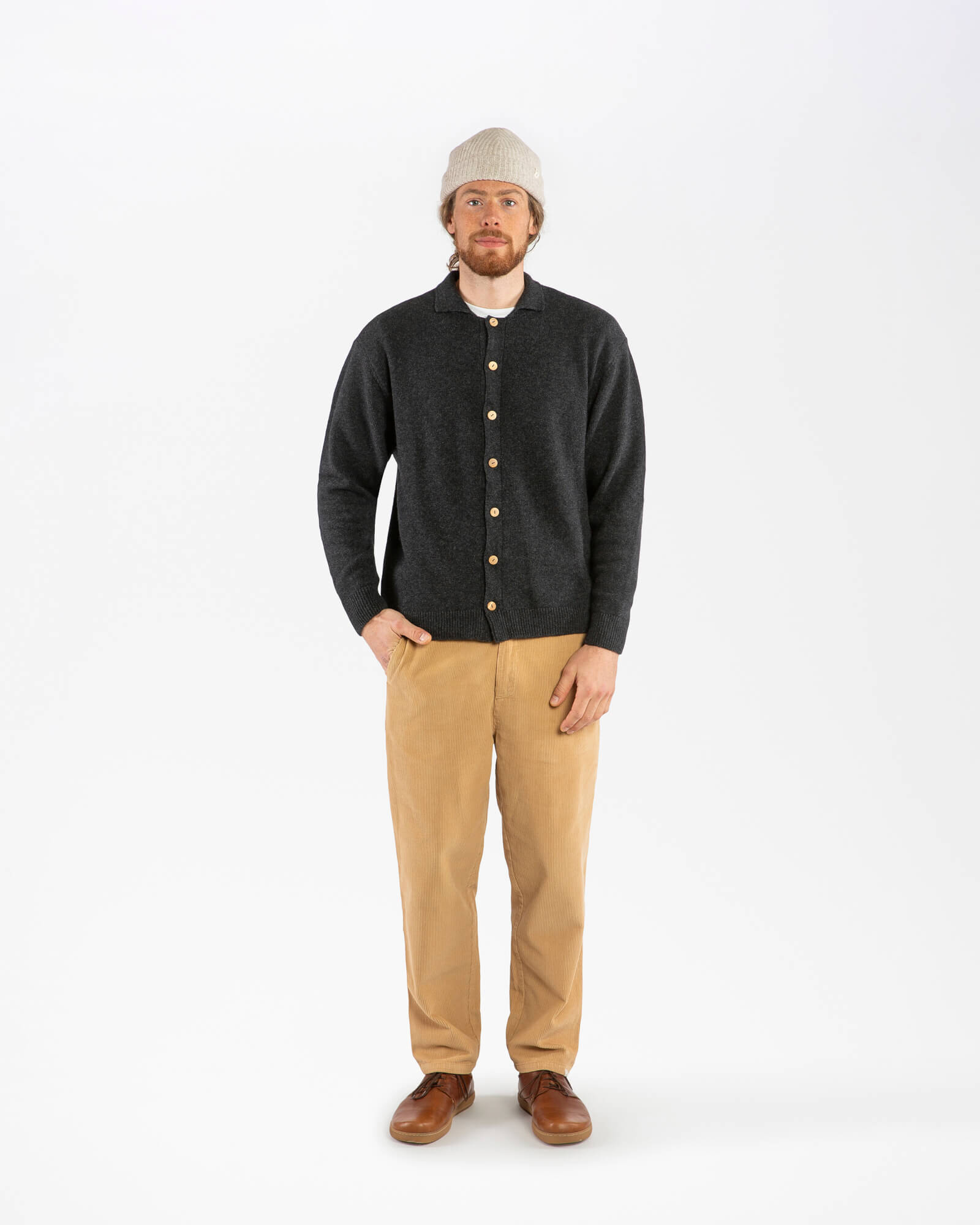 Knit Shirt charcoal