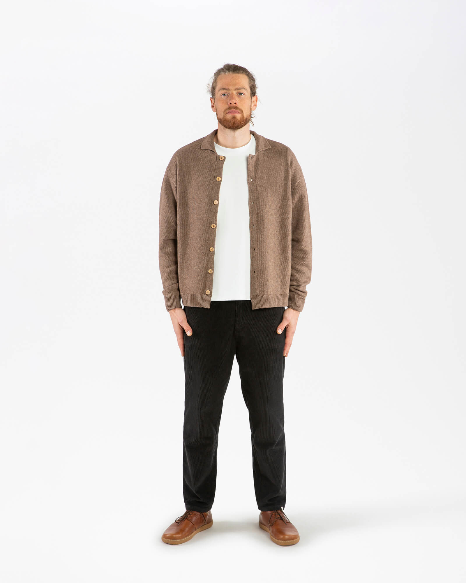 Knit Shirt sepia