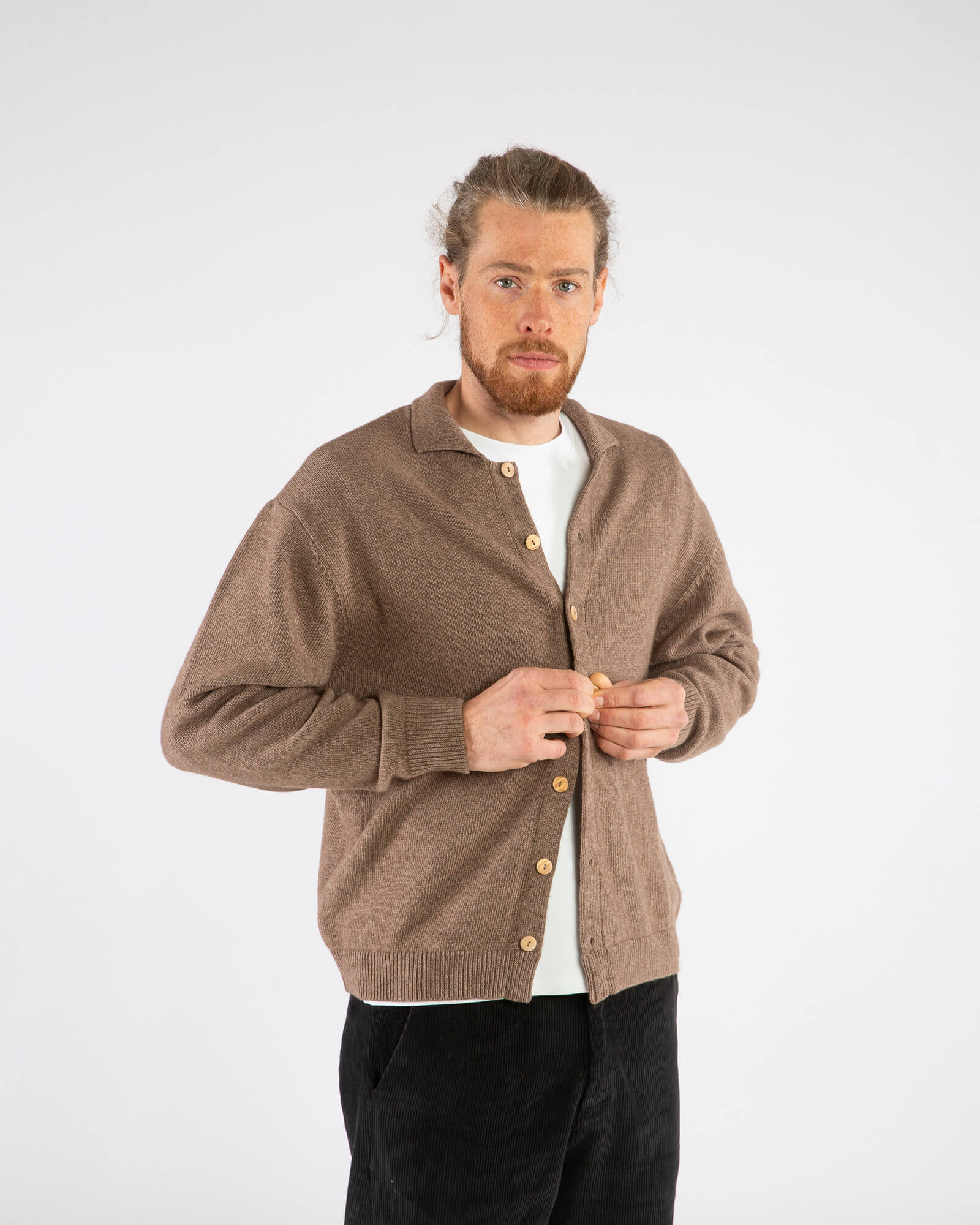 Knit Shirt sepia
