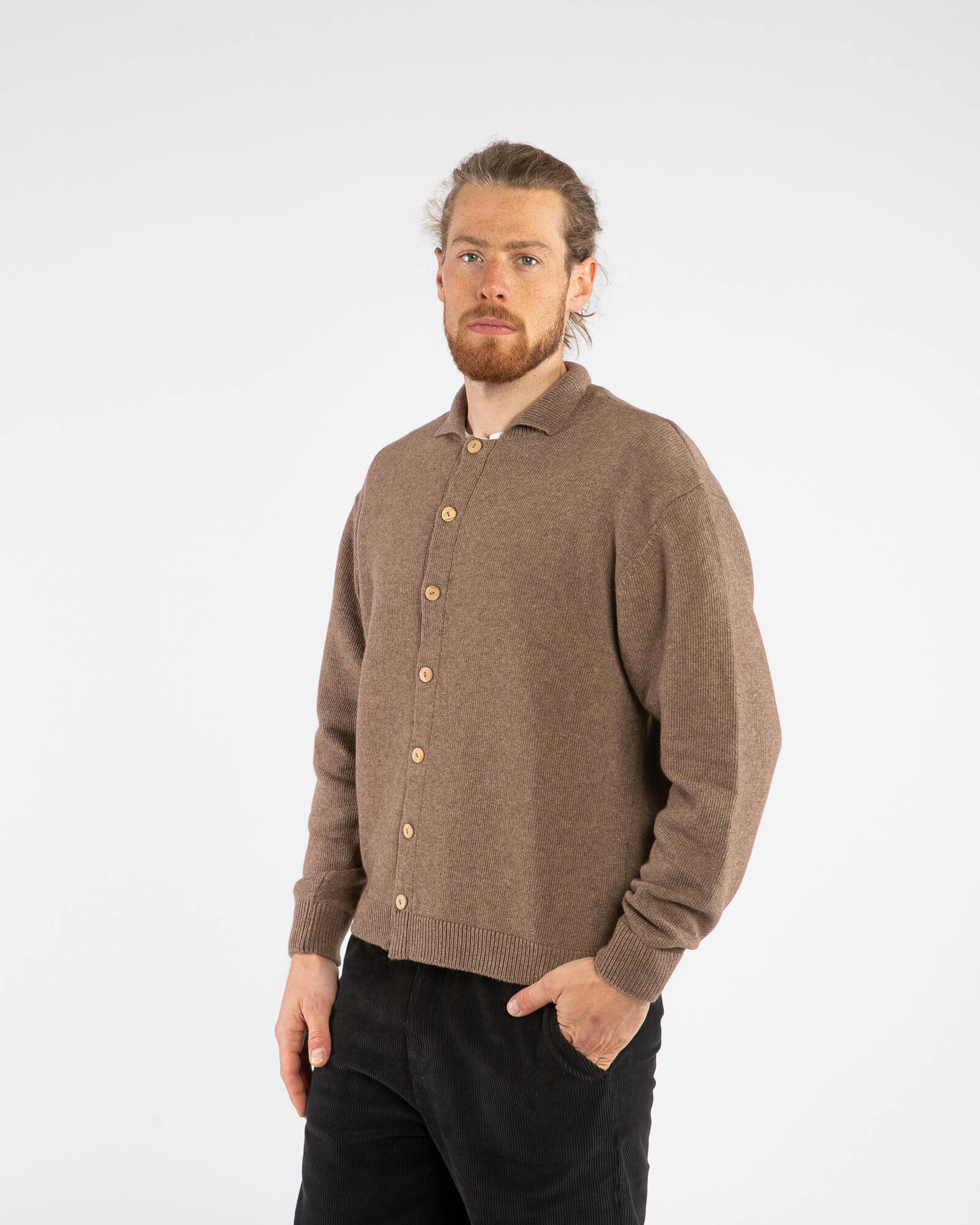 Knit Shirt sepia