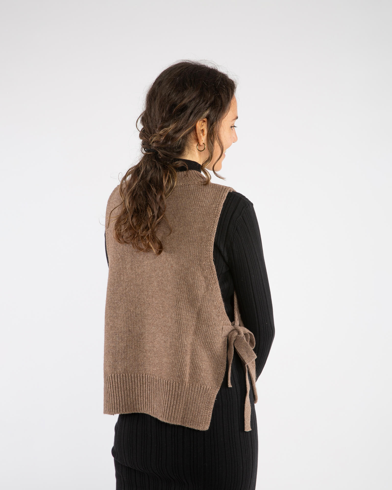 Apron Vest sepia