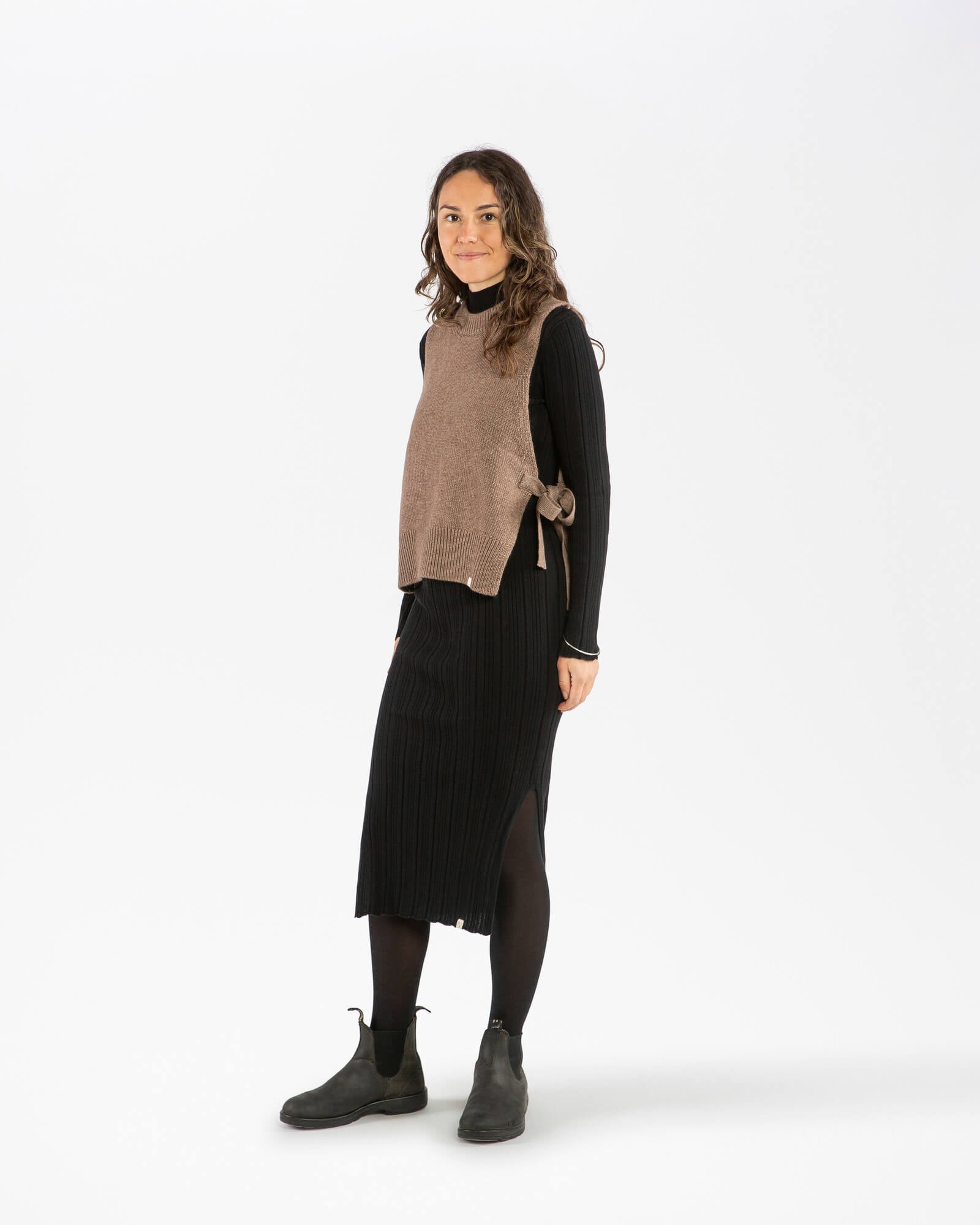 Apron Vest sepia