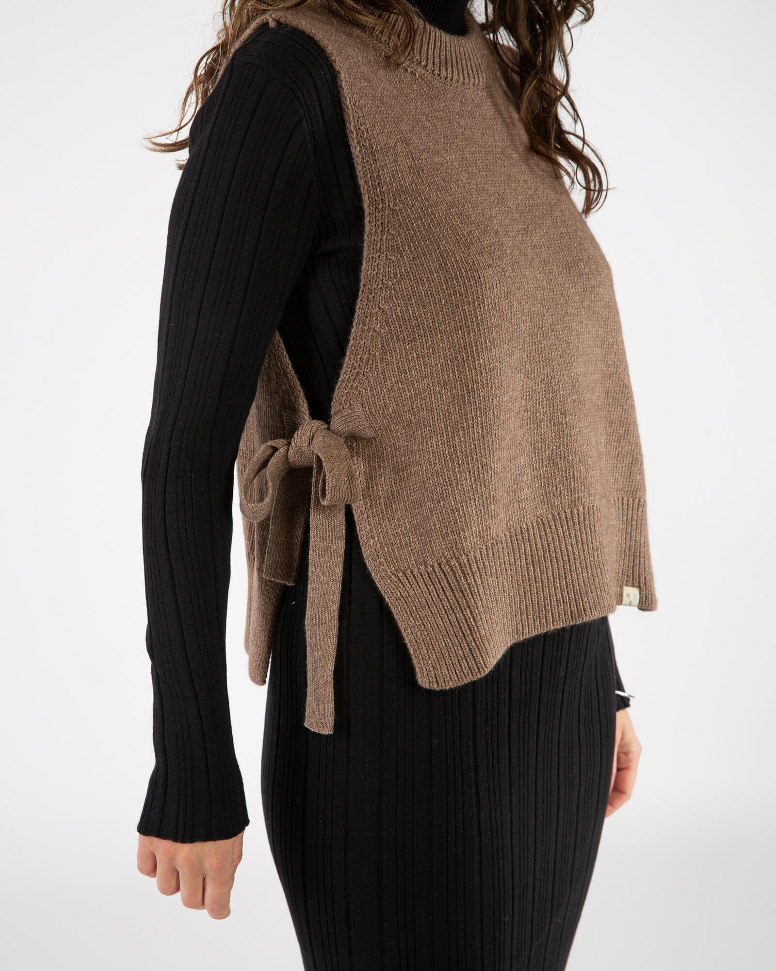 Apron Vest sepia