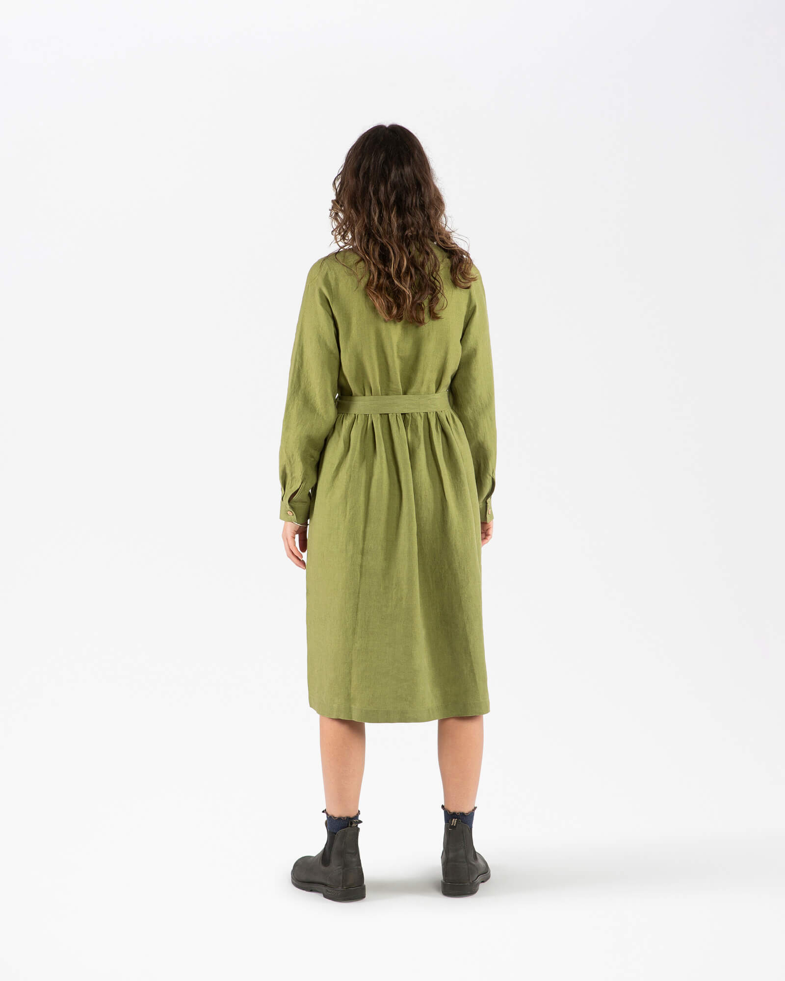 Belted Dress cardamom