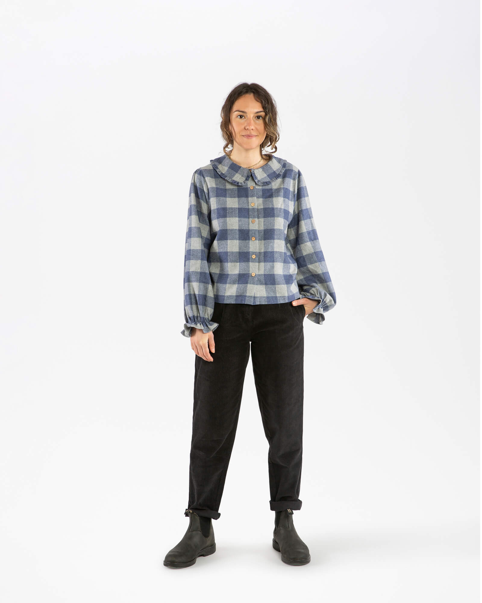 Corduroy Pants black
