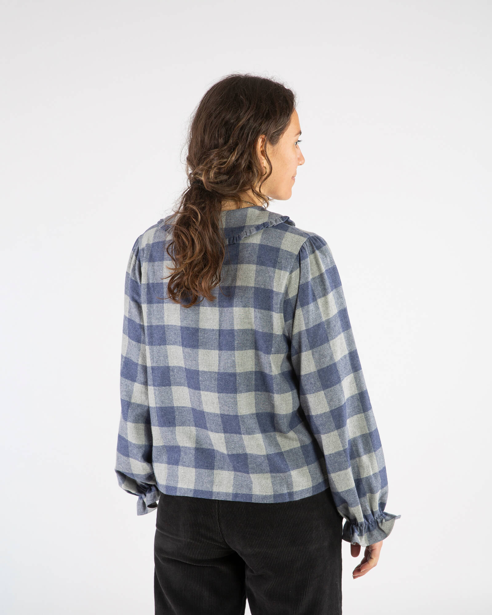 Flannel Blouse plaid check