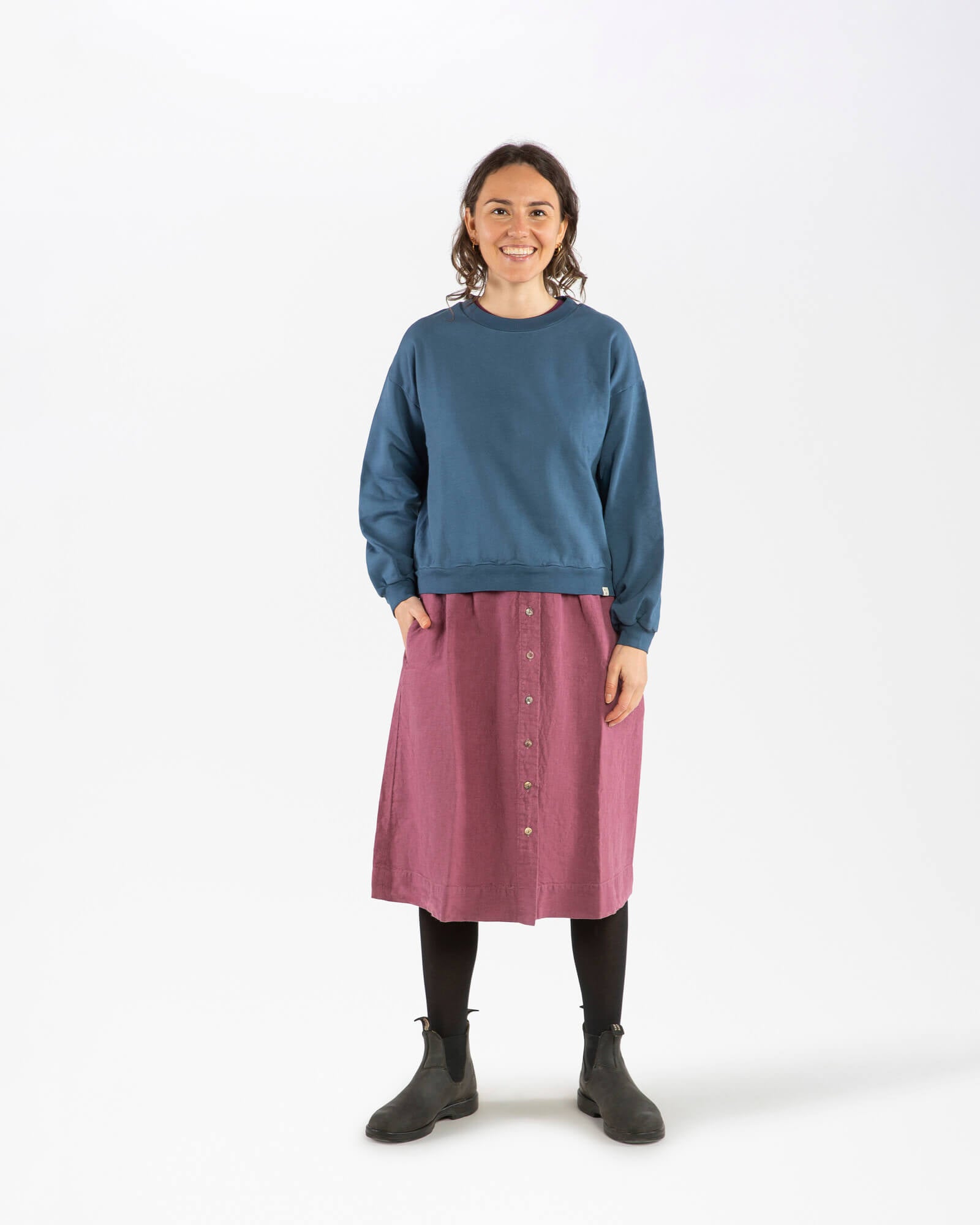 Light Sweatshirt sail blue