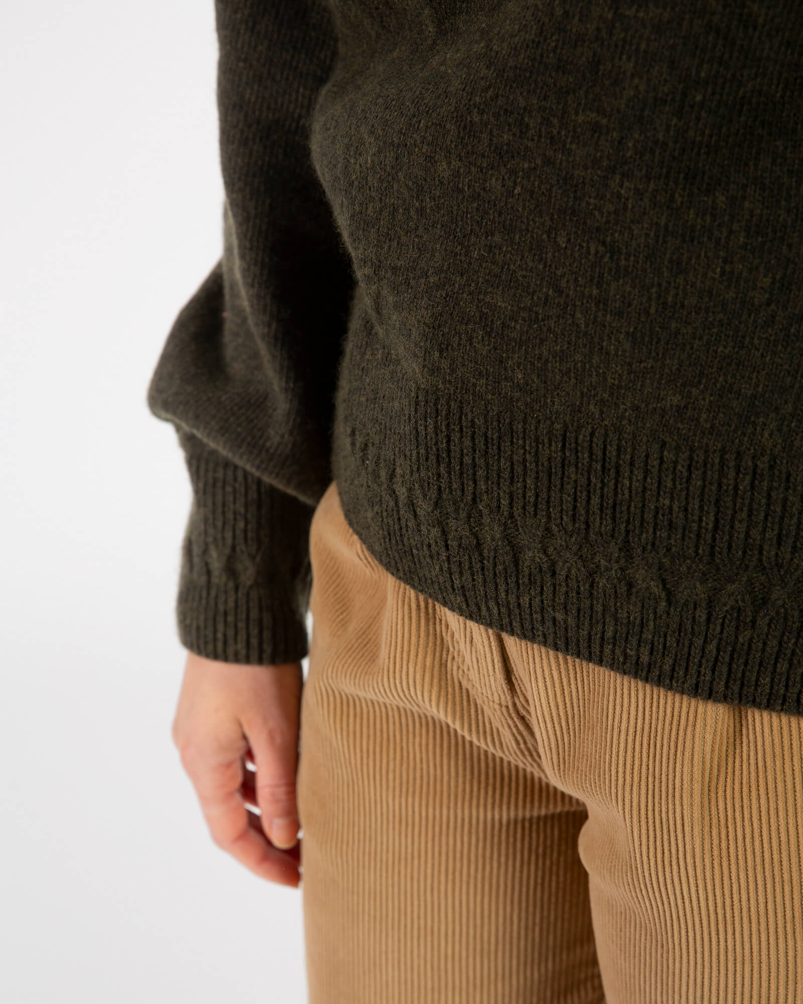 Turtleneck Pullover olive