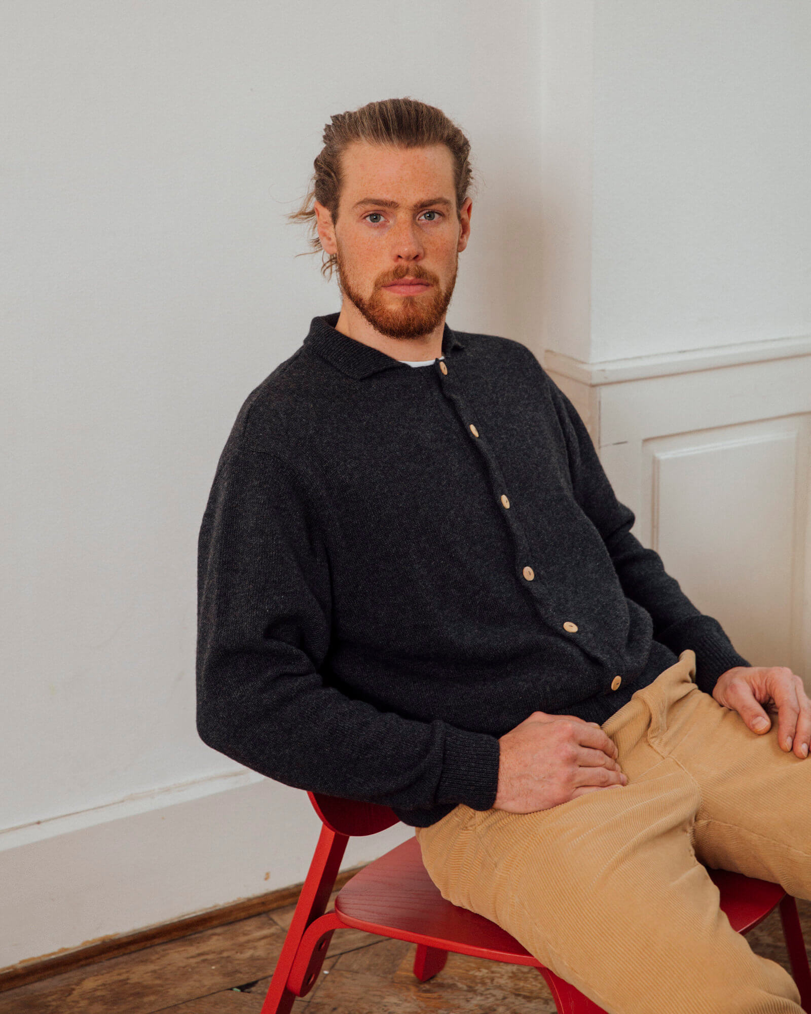 Knit Shirt charcoal